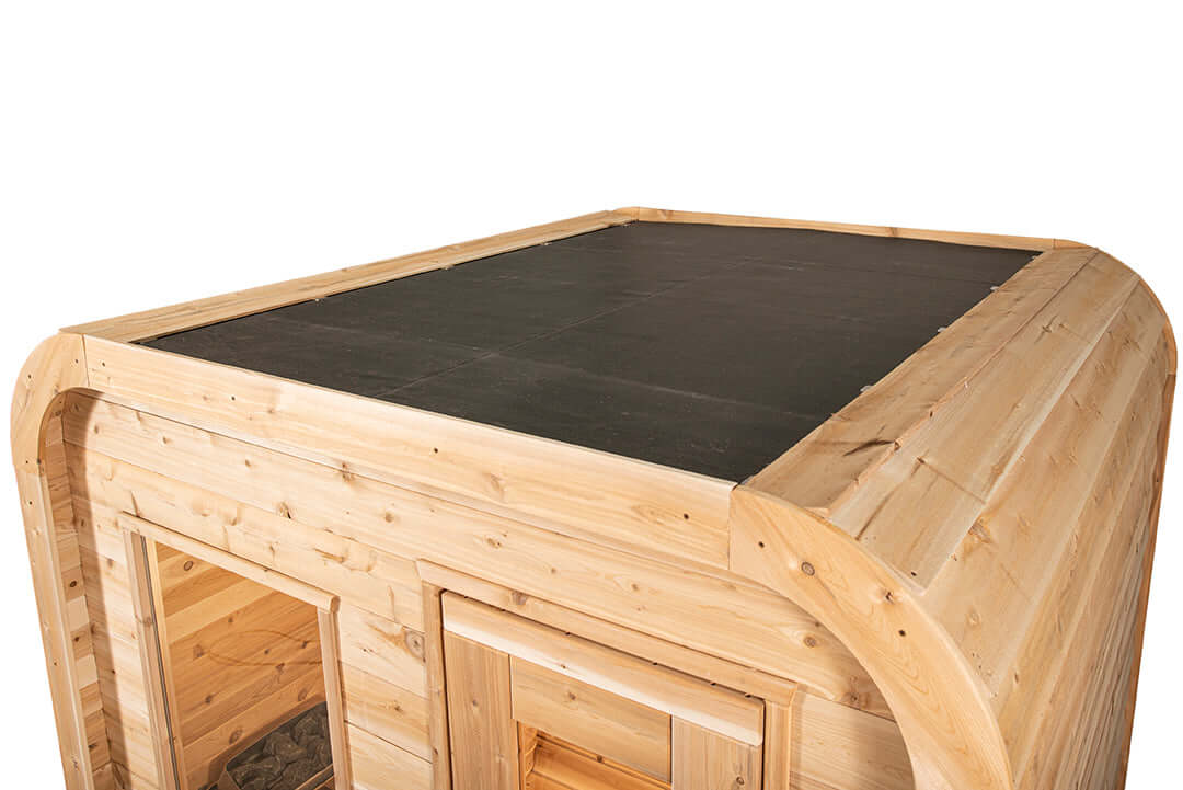 Dundalk CT Luna 4 Person Barrel Sauna - Infinity Saunas