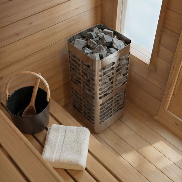 Dundalk CT Palmer 6-Person Outdoor Cabin Sauna – CTC68N