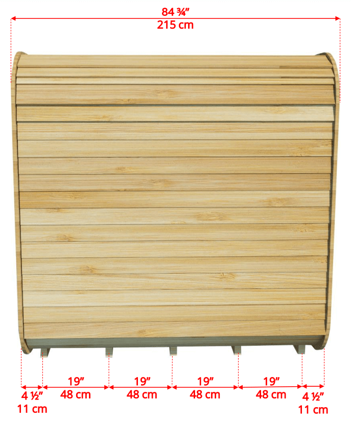 Dundalk CT Luna 4 Person Barrel Sauna - Infinity Saunas