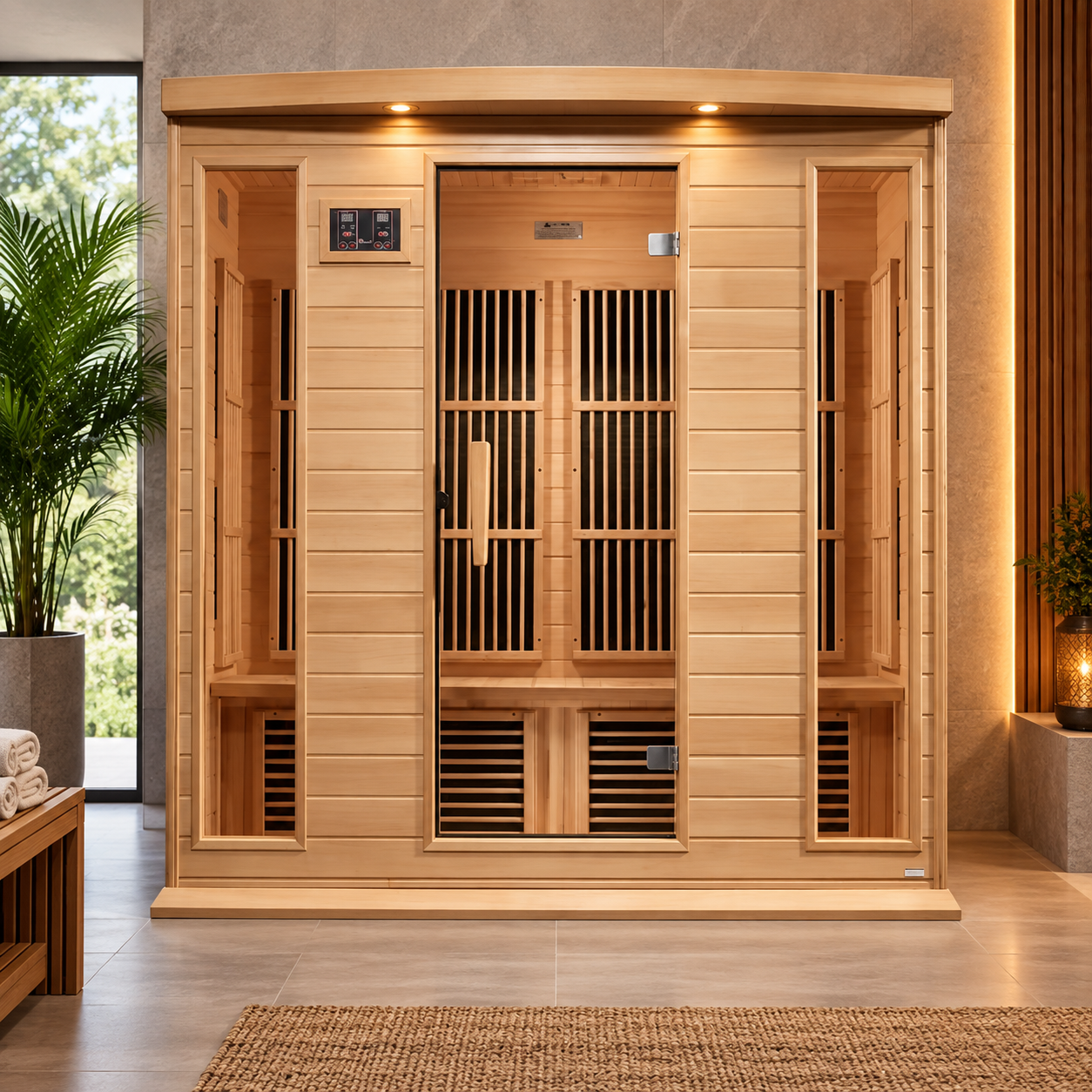 Maxxus 4-Person Near Zero EMF FAR Infrared Sauna MX-K406-01-ZF