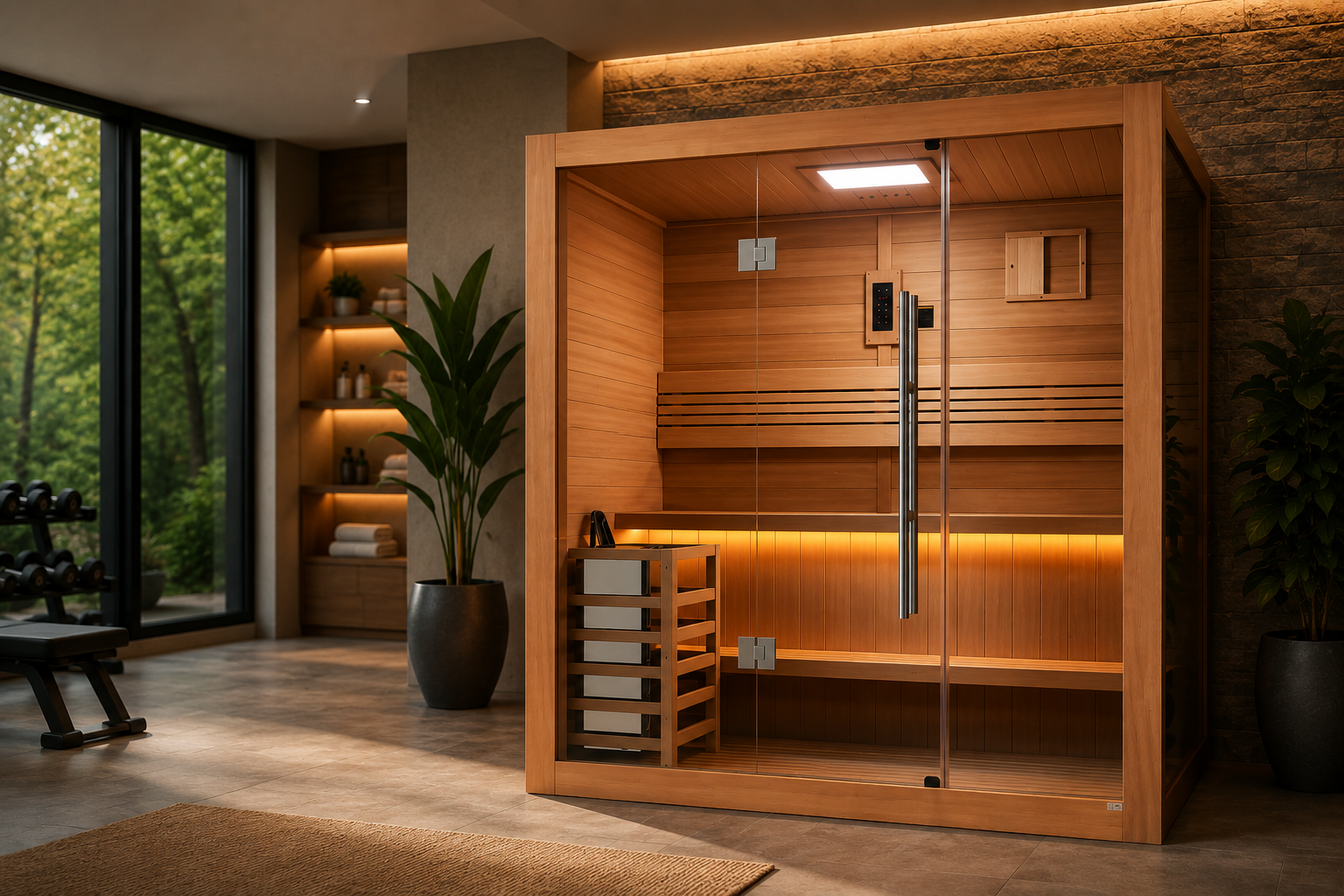 Golden Designs Forssa Edition 3-Person Indoor Traditional Sauna GDI-7203-01