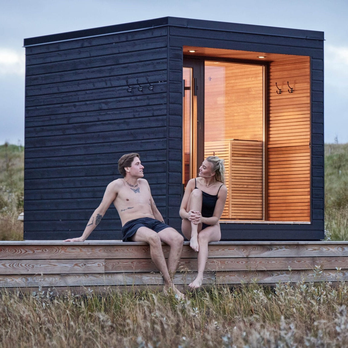 Auroom Arti Elegant Outdoor Sauna Inspired by Natura Series