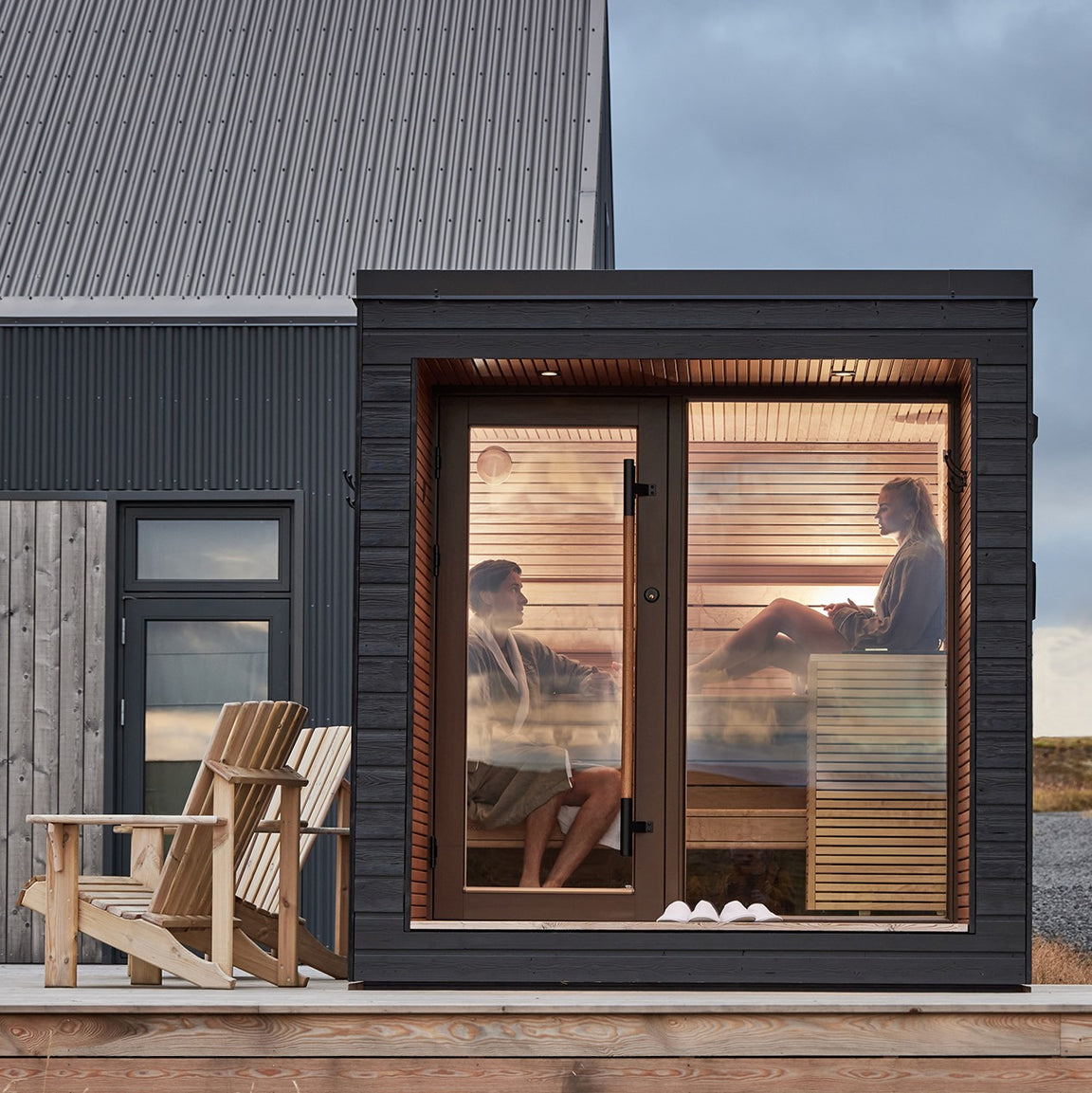 Auroom Arti Outdoor Wellness Sauna Premium Build
