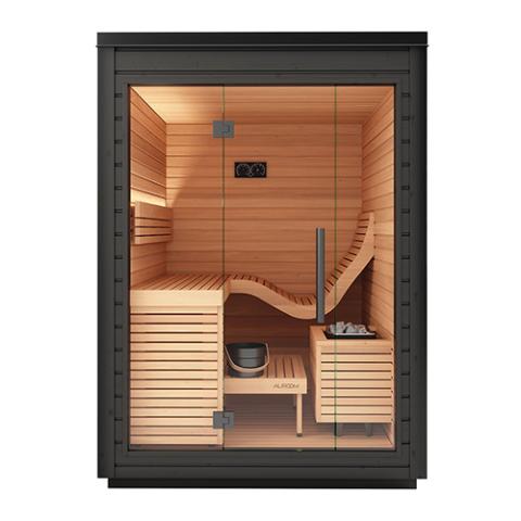 Auroom Aura 2 Person Outdoor Sauna Cabin Kit