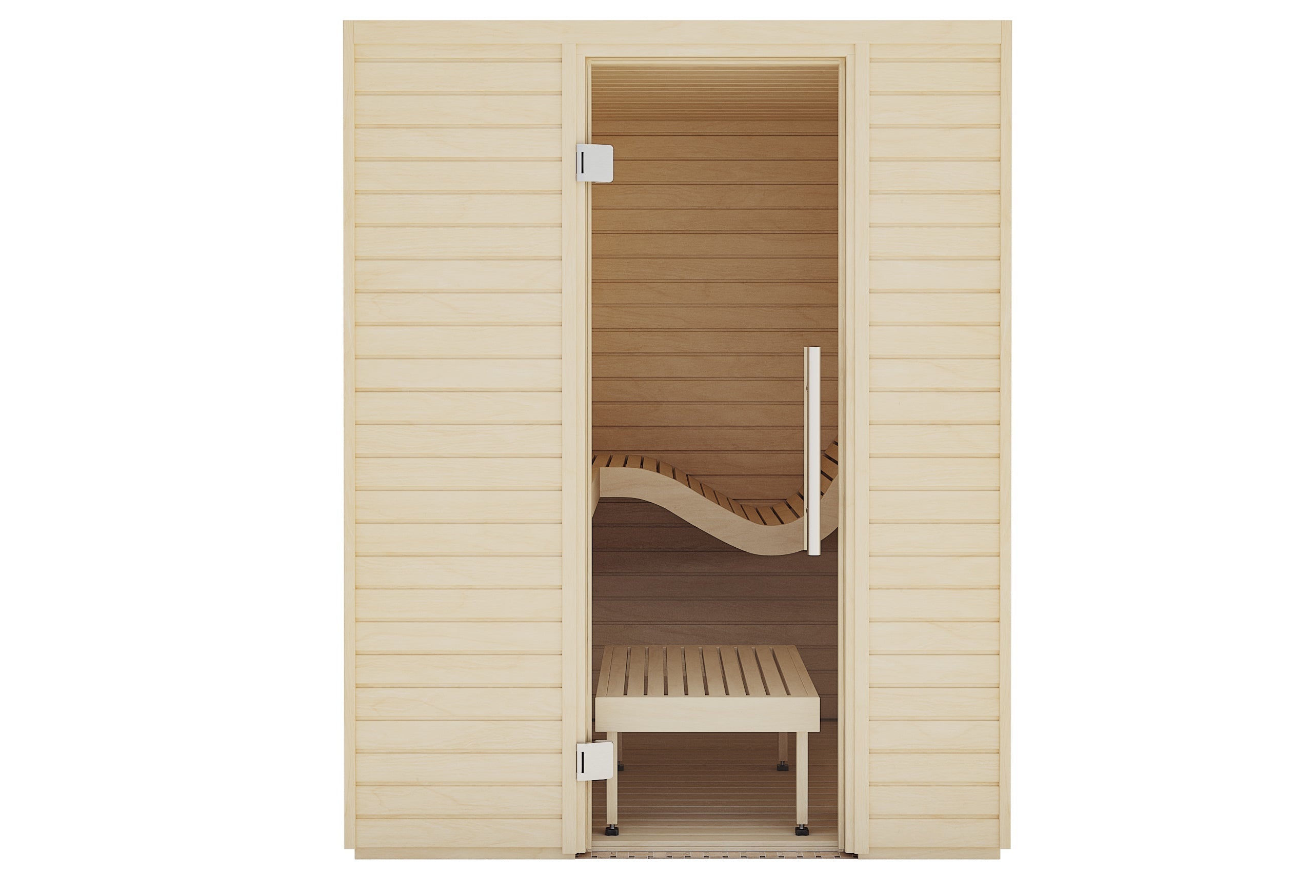 Auroom Baia 2 Person Space Saving Sauna Kit Design