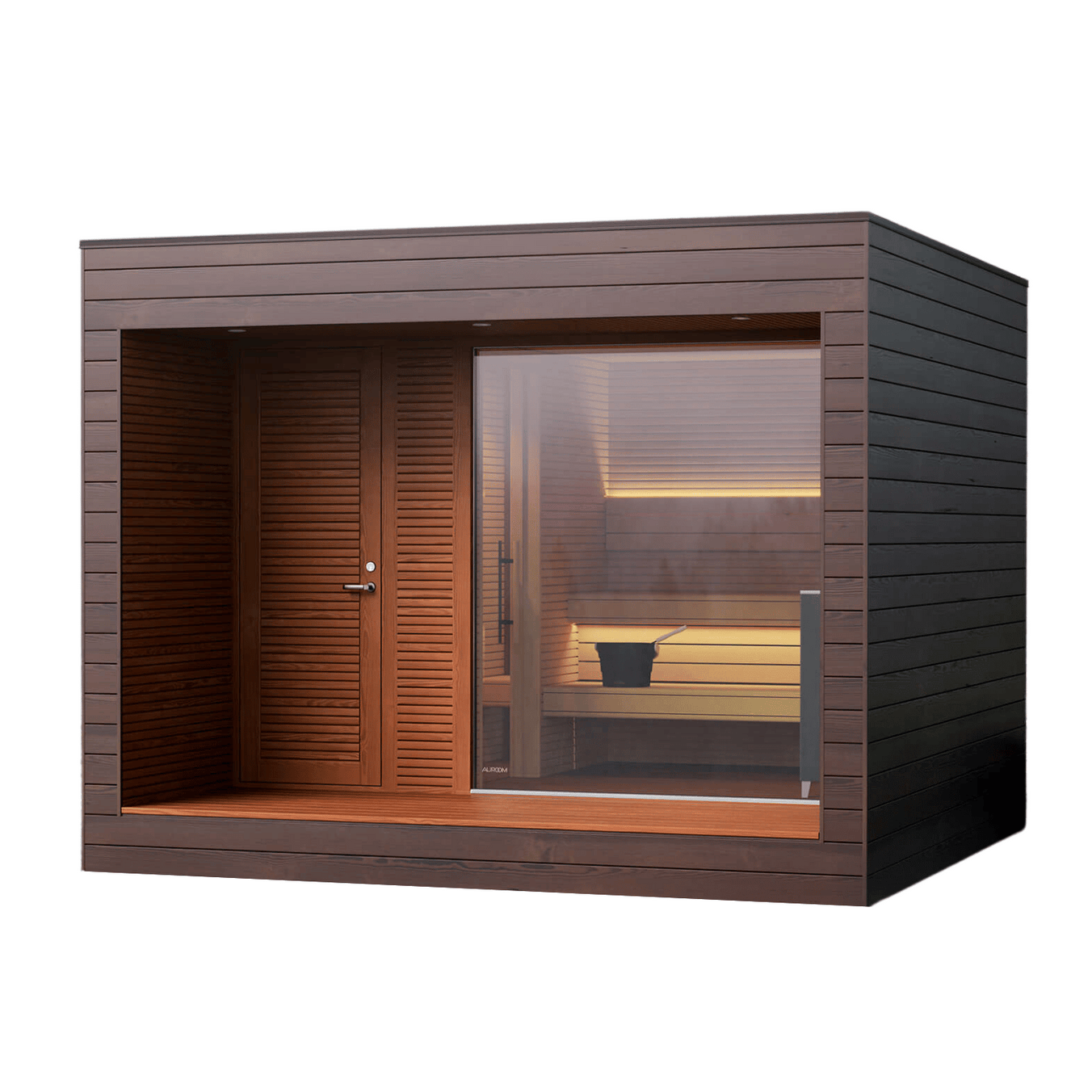Auroom Natura Premium Modular Outdoor Sauna for Up to 5 People