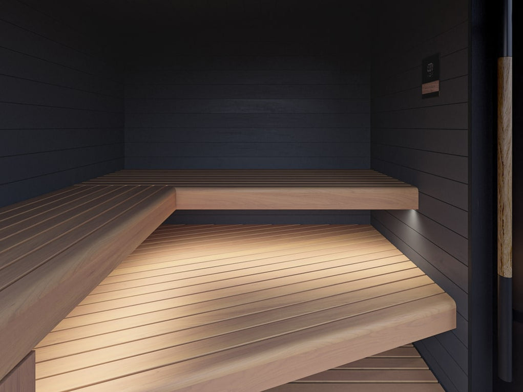 Auroom Terra Backyard Sauna Cabin with Thermo-Pine Exterior Panels