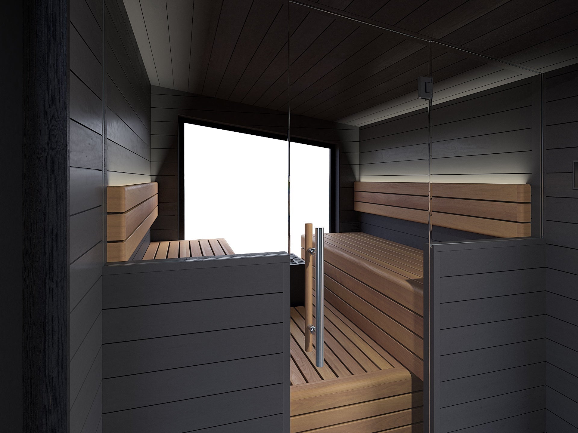 Auroom Terra Luxury Outdoor Sauna Cabin for Home Wellness