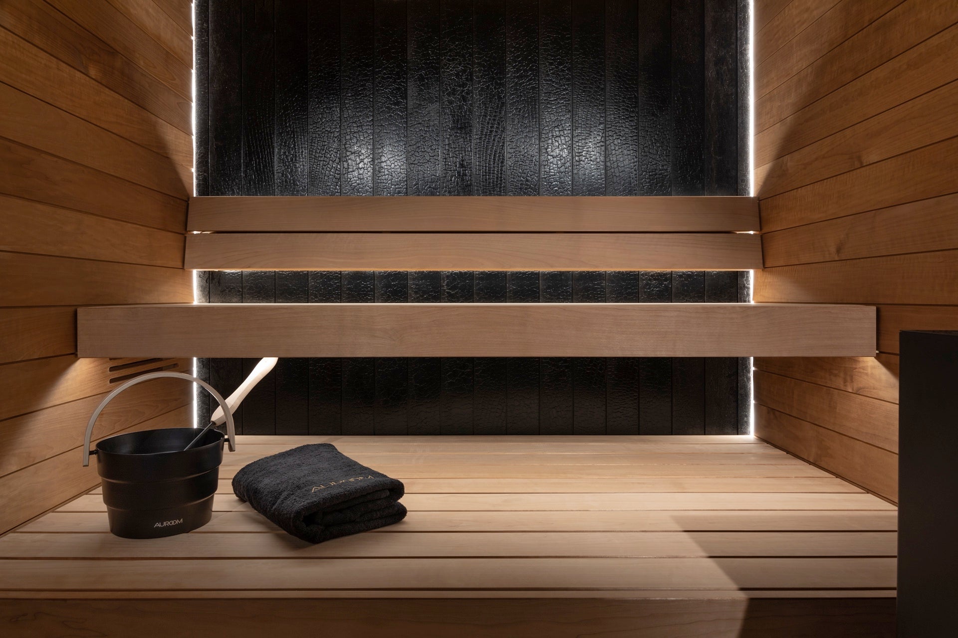 Auroom Vulcana Luxury Sauna Cabin with Thermo-Aspen Interior Wood