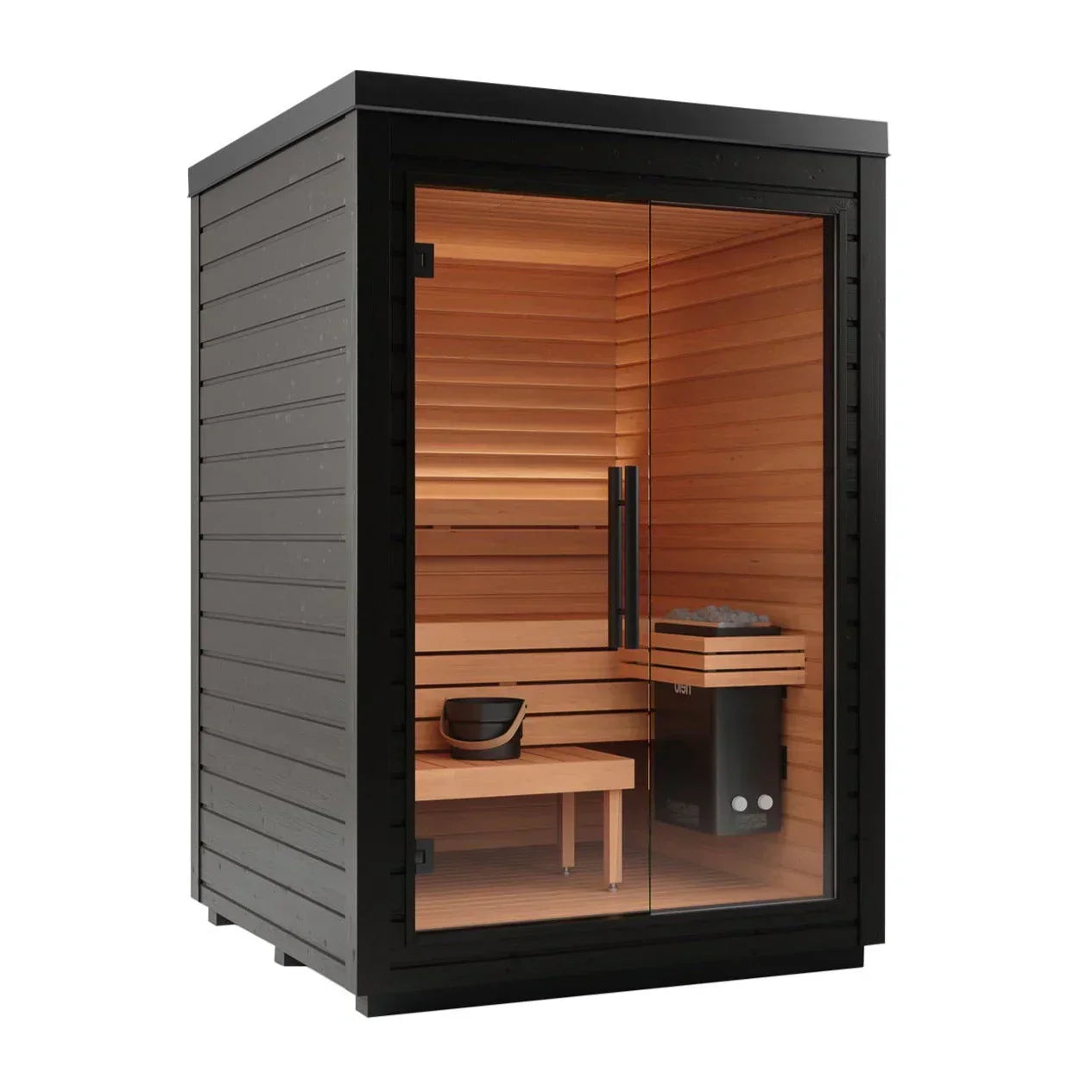 Auroom Mira Outdoor Modular Cabin Sauna Kit for 1-2 People