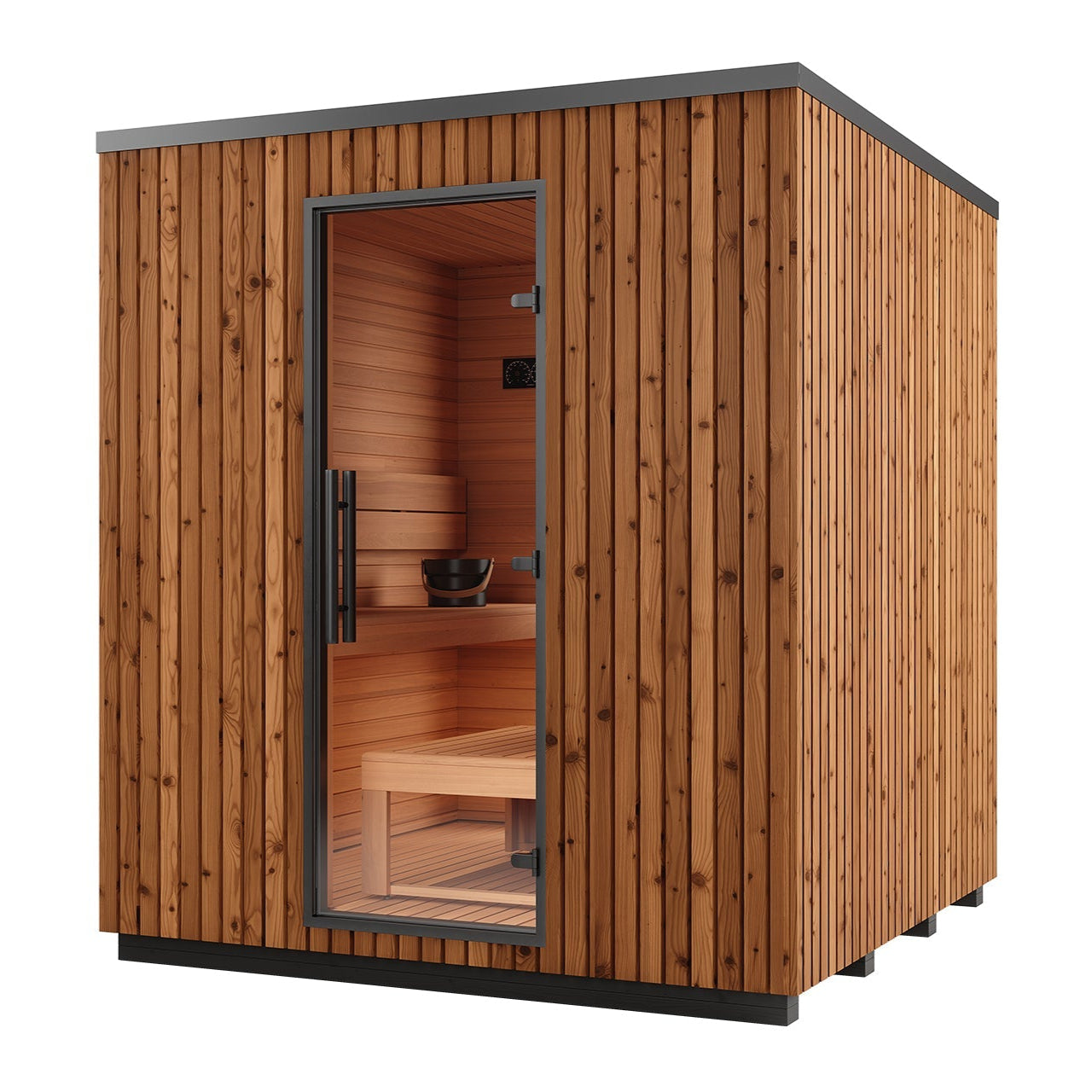 Auroom Garda Prebuilt Outdoor Timber Sauna for 4–6 People