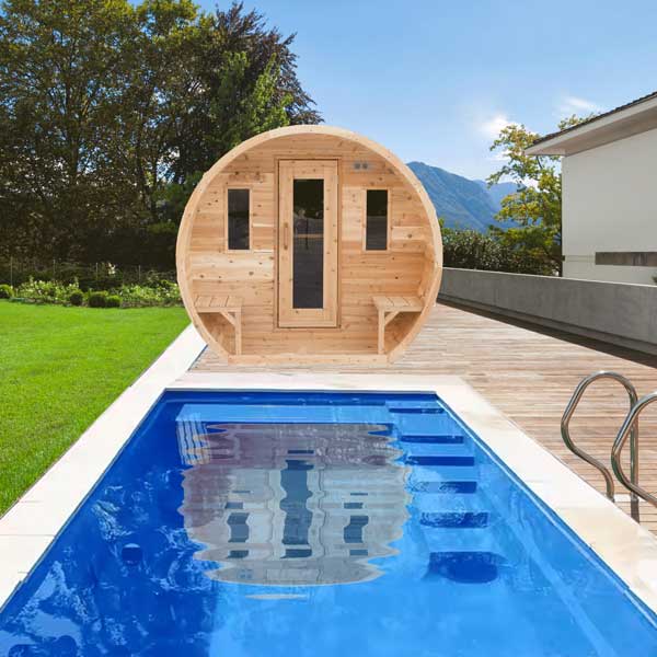 Dundalk CT Elation CTC2424E Cedar Outdoor Barrel Sauna
