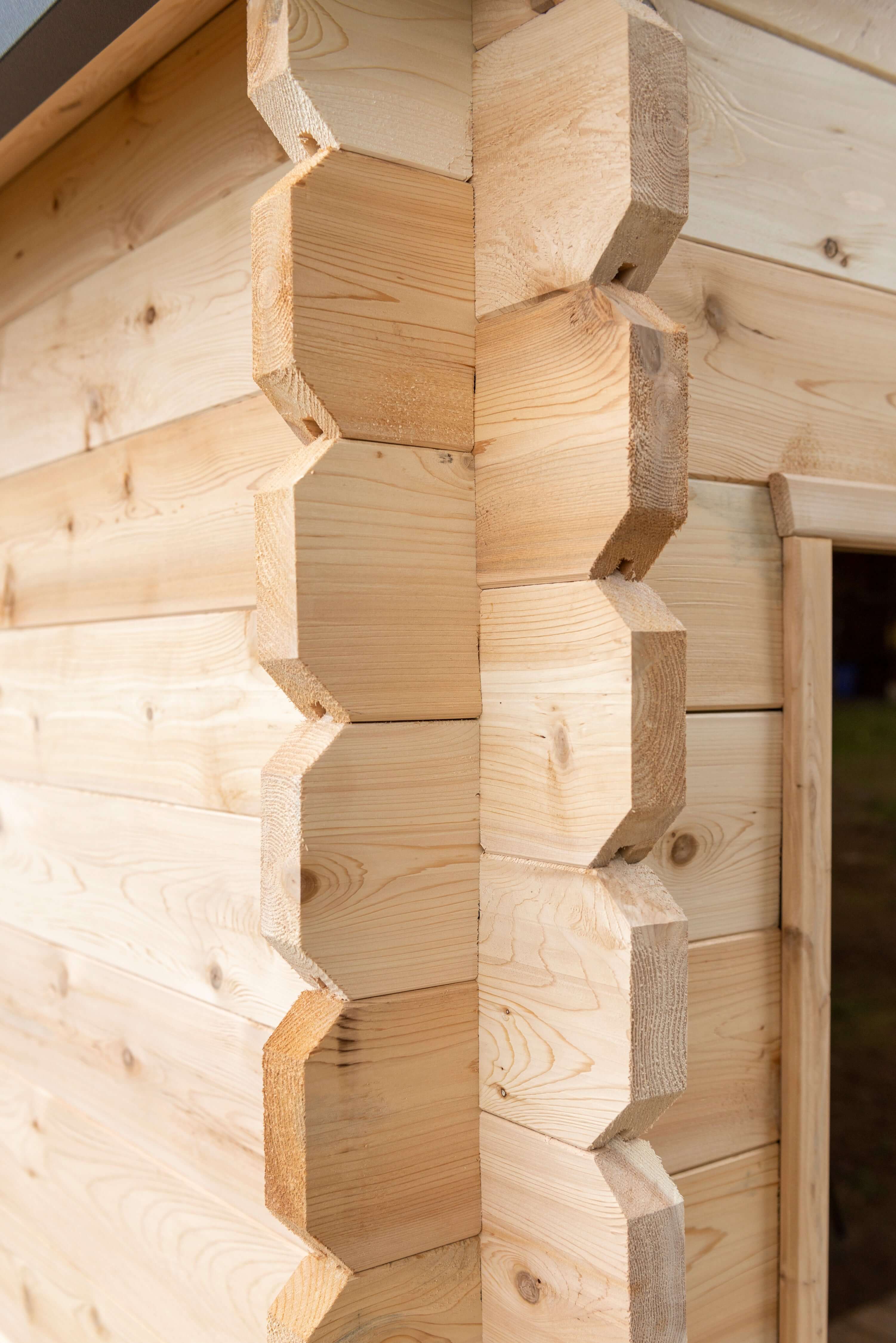 Dundalk Leisure Georgian Cabin Sauna Backyard Installation