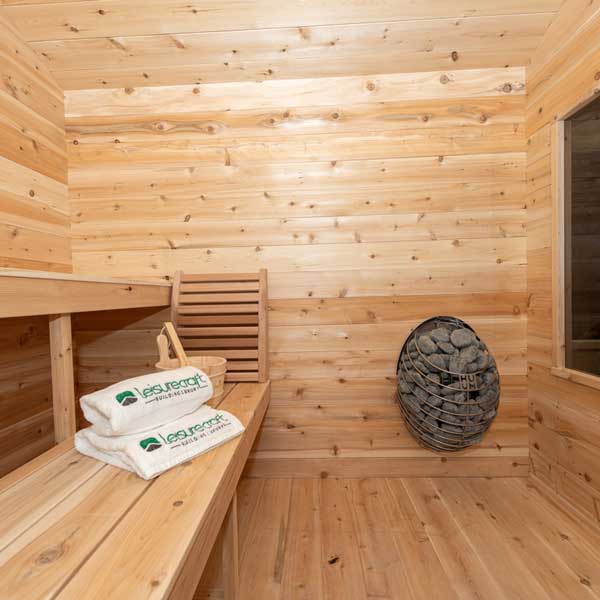 Dundalk Georgian Cabin Sauna in Eastern White Cedar