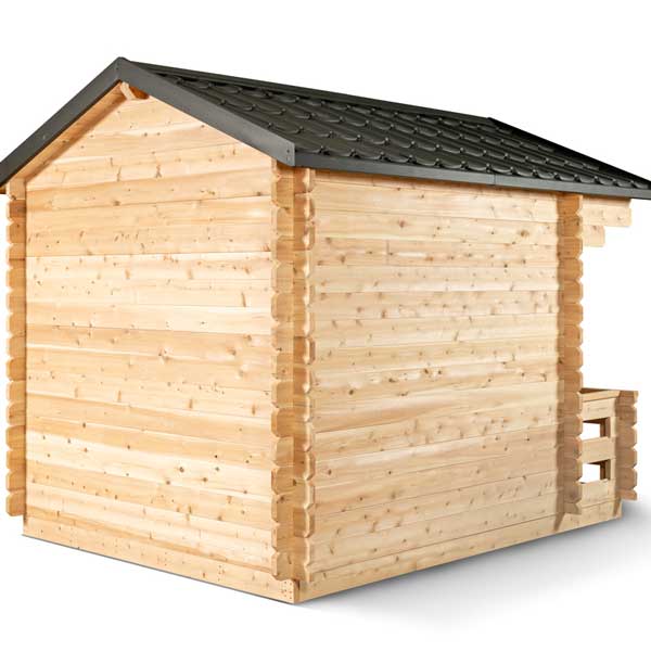 Dundalk Georgian Cabin Sauna with Covered Porch