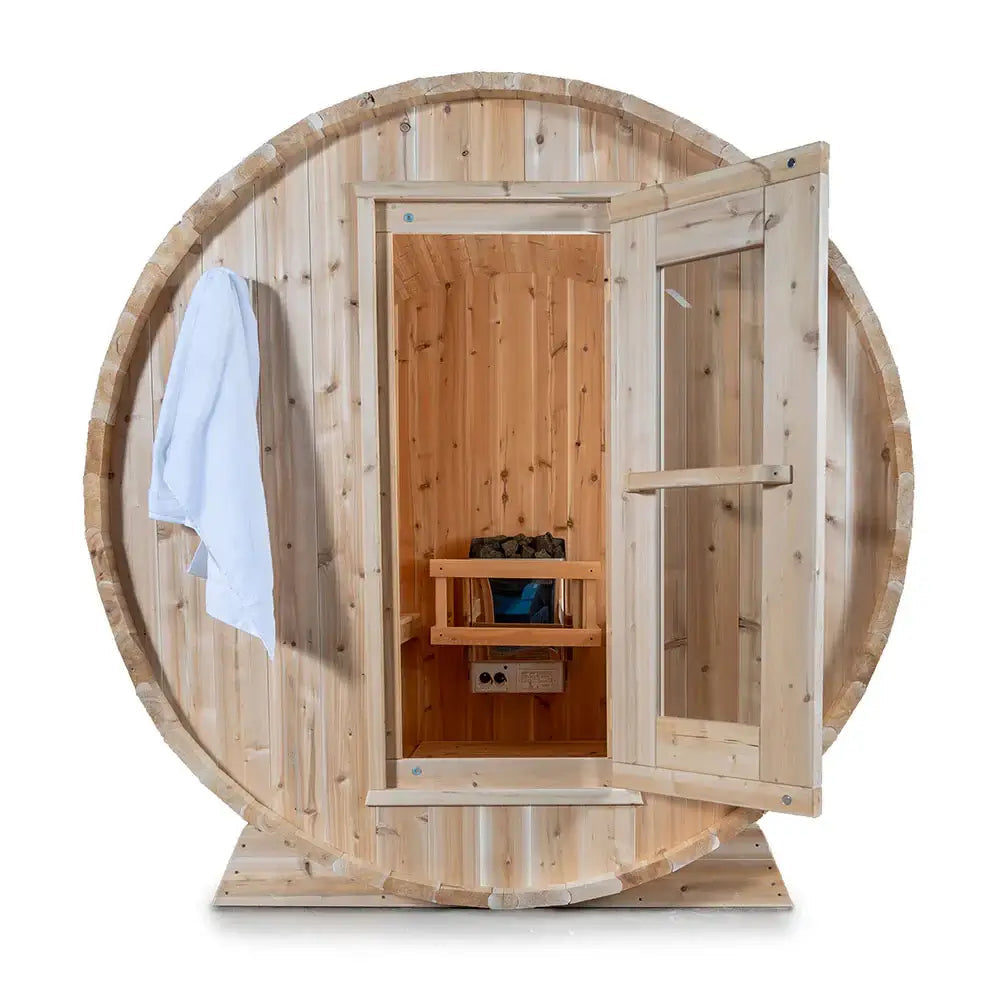 Dundalk CT Harmony Outdoor Barrel Sauna for 2–4 People