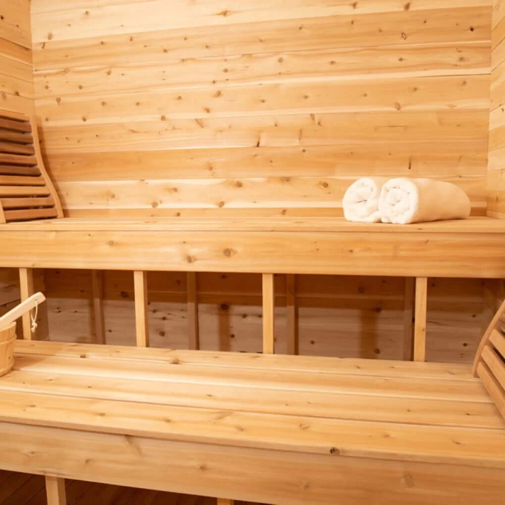CT Luna Barrel Sauna by Dundalk – Premium Cedar Wood Build