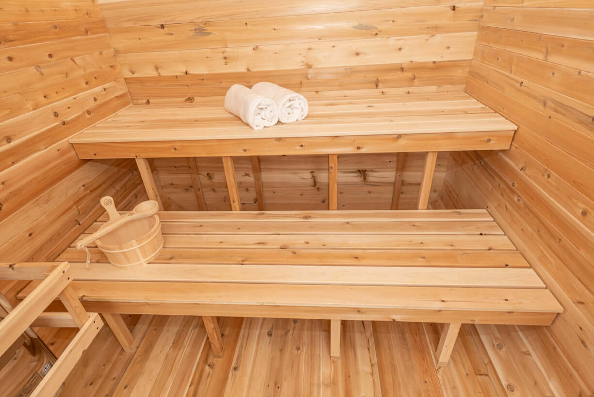 Dundalk CT Luna Outdoor Sauna – Rustic Cedar Wellness Cabin