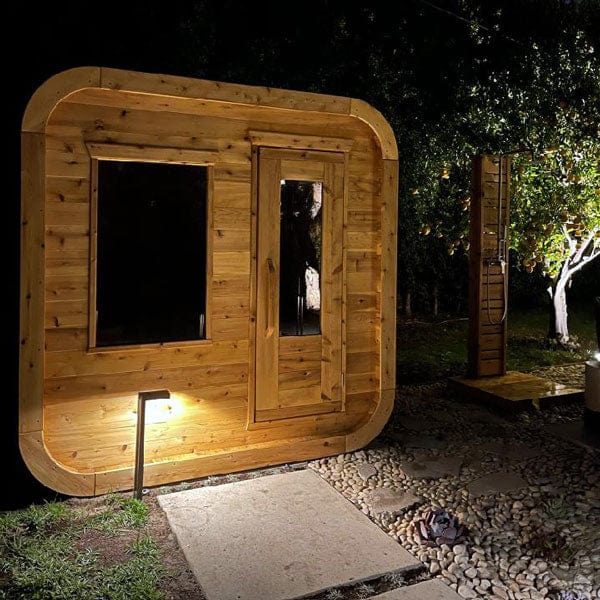 Premium Dundalk LeisureCraft Canadian Timber Luna Sauna in Eastern White Cedar