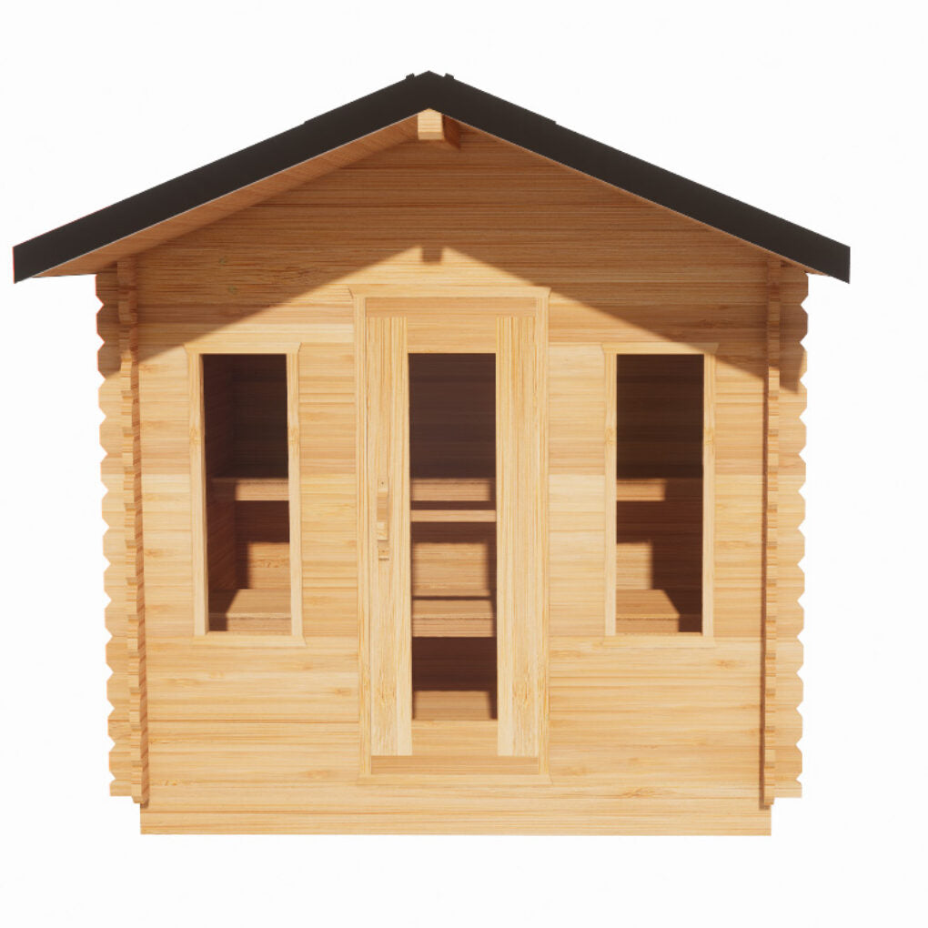 Dundalk CT Palmer 6-Person Outdoor Cabin Sauna – CTC68