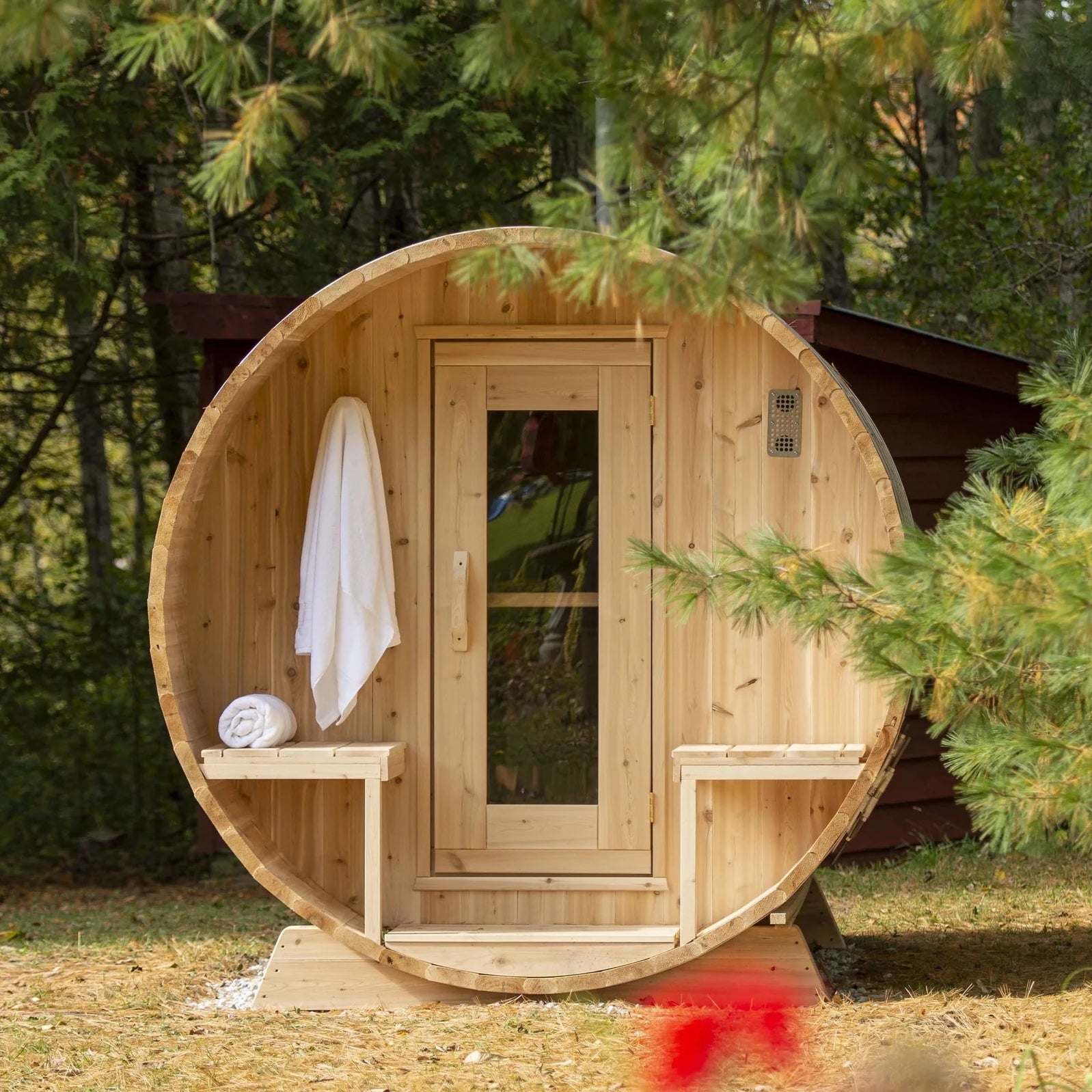Dundalk LeisureCraft CTC2245W Premium Outdoor Sauna Cabin