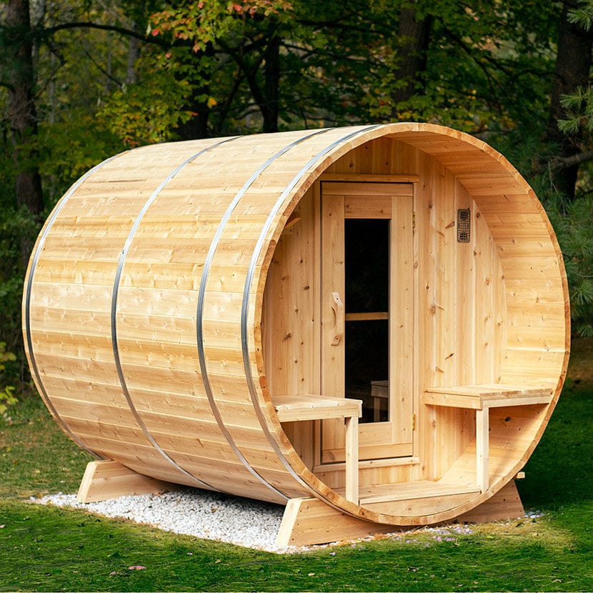 Scandinavian Style Cedar Sauna Dundalk CT Serenity MP Model