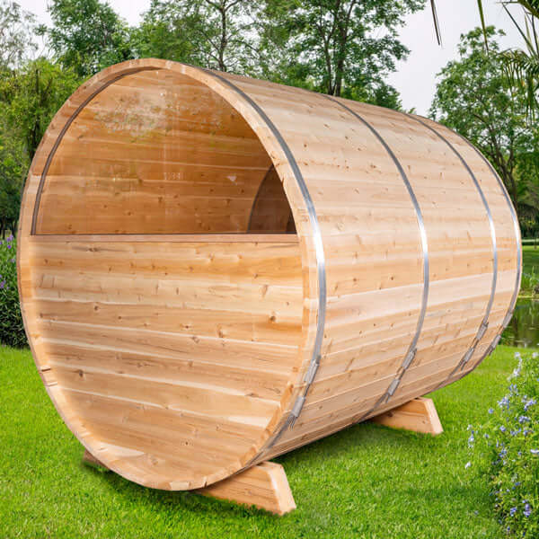 Outdoor Cedar Sauna Cabin – Dundalk Canadian Timber Tranquility