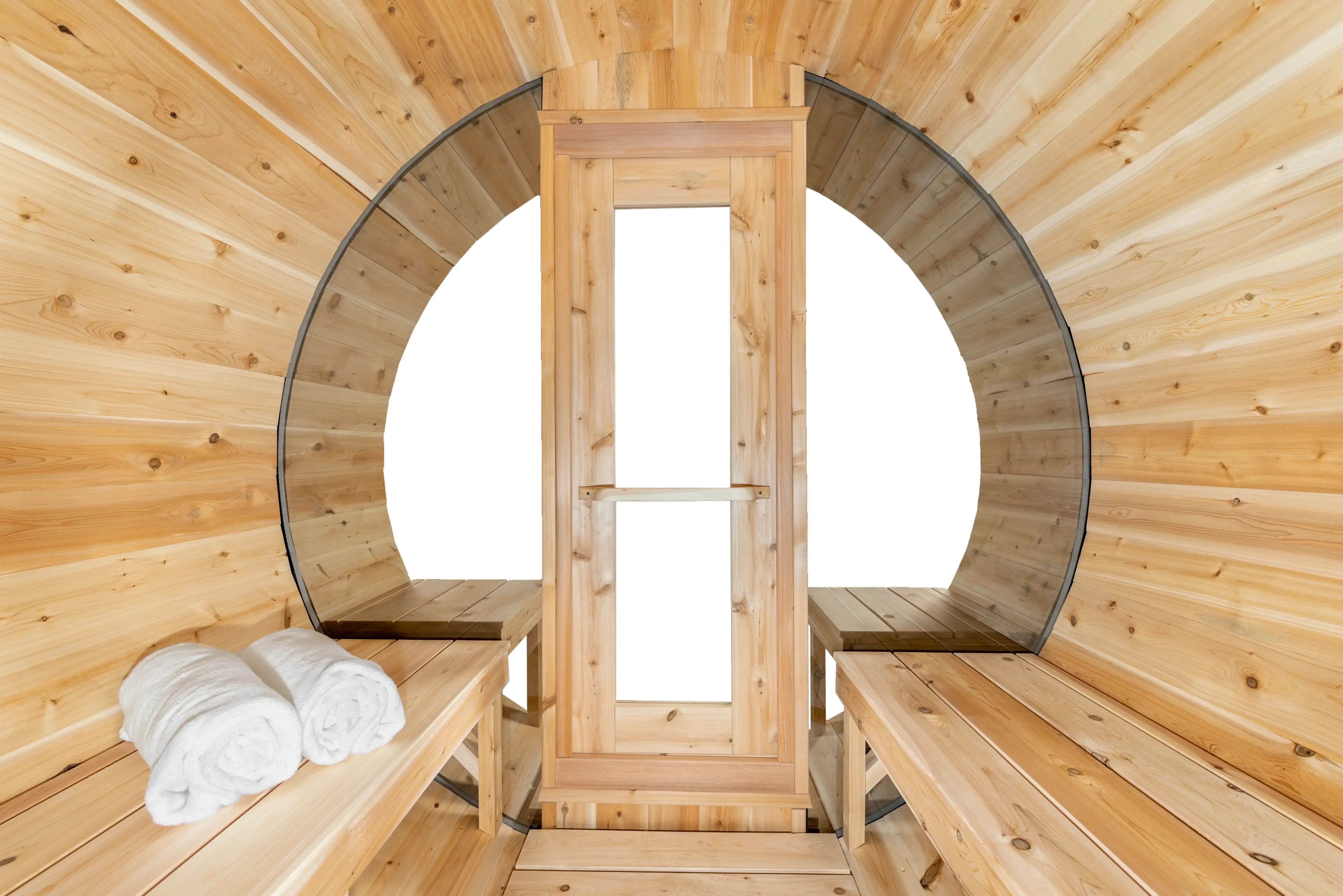 Dundalk LeisureCraft Outdoor Sauna Barrel Design Tranquility MP