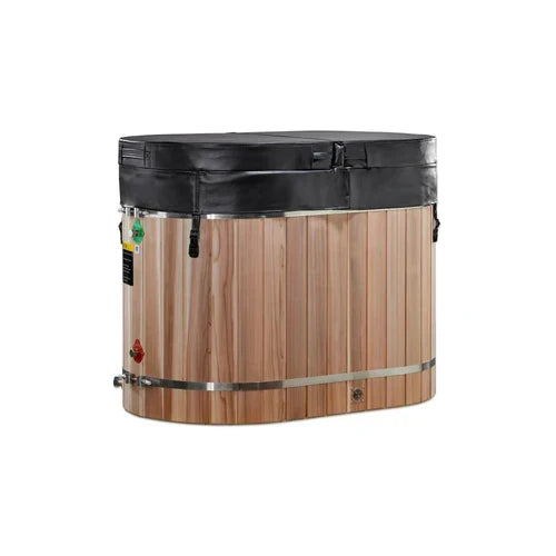 Dynamic Cold Therapy Oval Cold Plunge Tub – Pacific Cedar, Chiller Compatible, 50-P
