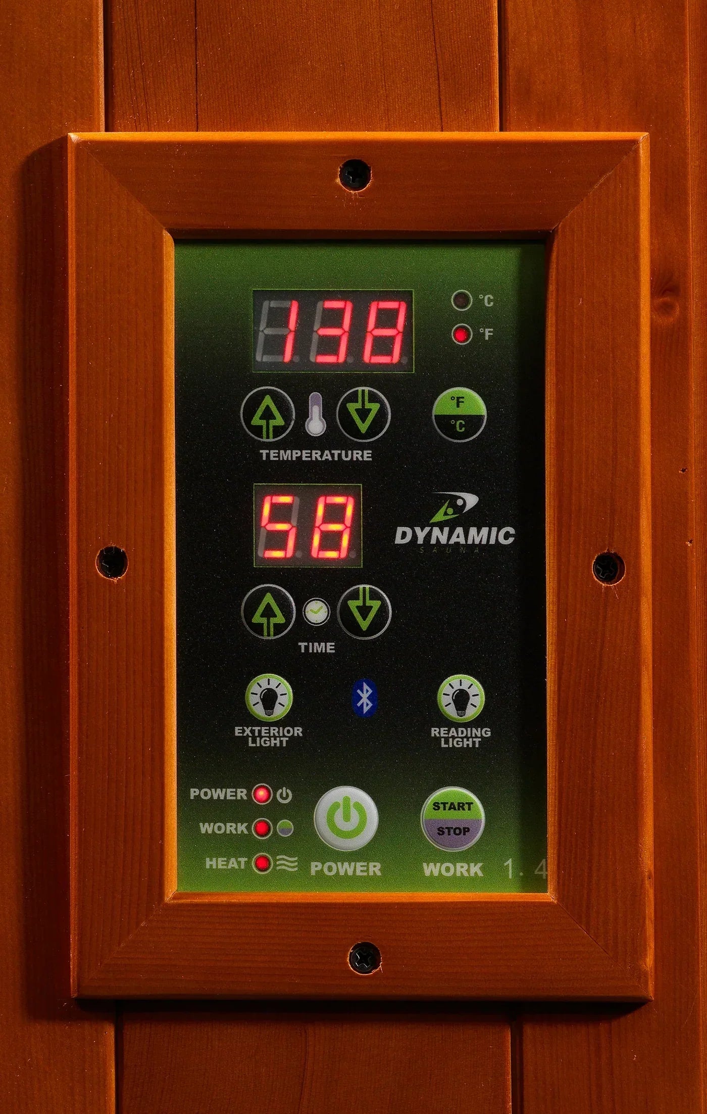 Dynamic Avila Elite 1–2 person infrared sauna DYN-6103-01 with ultra low EMF FAR infrared heating system and Canadian Hemlock wood interior for home spa use