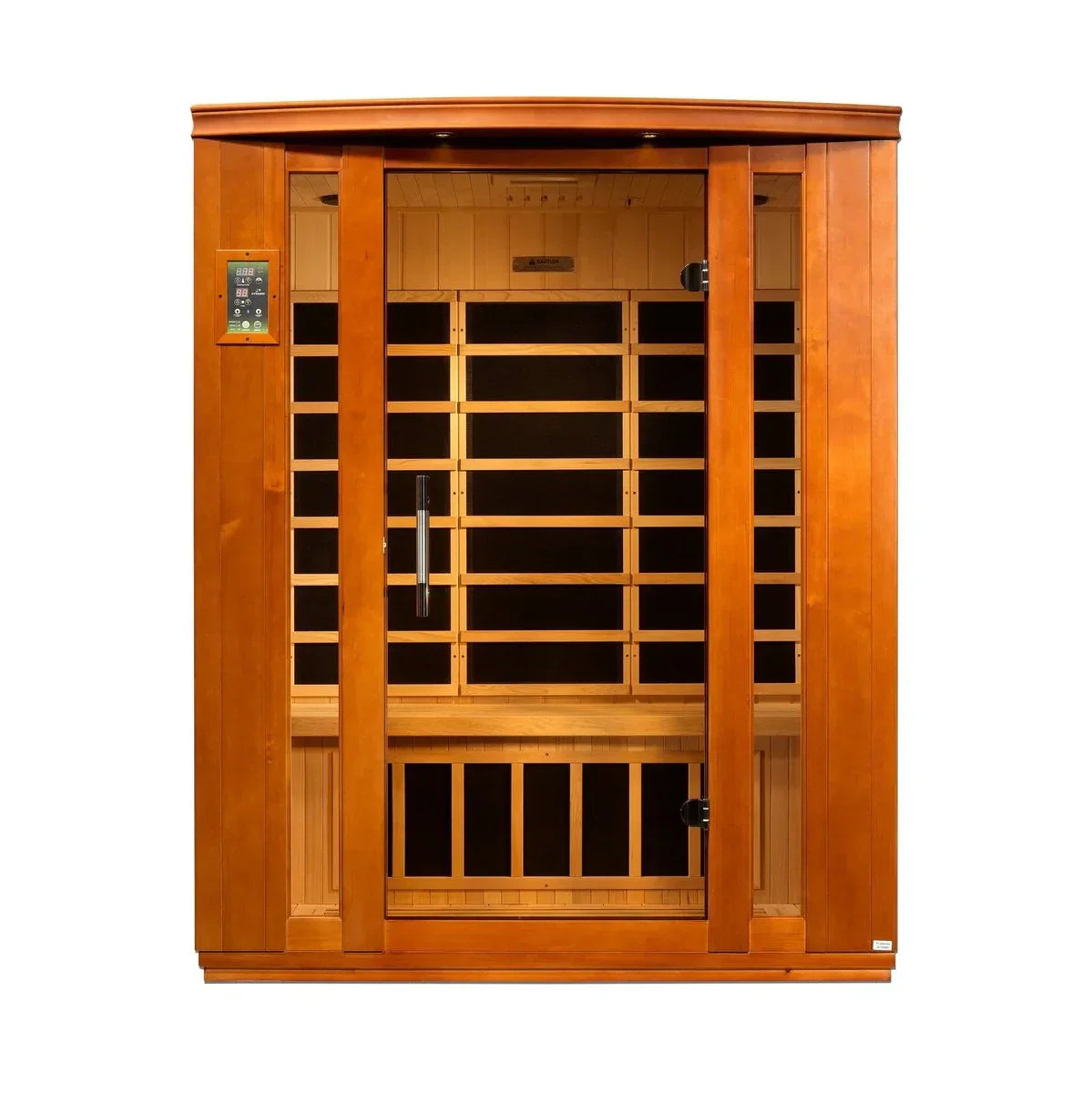 Dynamic Bellagio FAR Infrared Sauna for 3 people with low EMF technology, delivering gentle heat therapy for detox, recovery, and daily wellness.