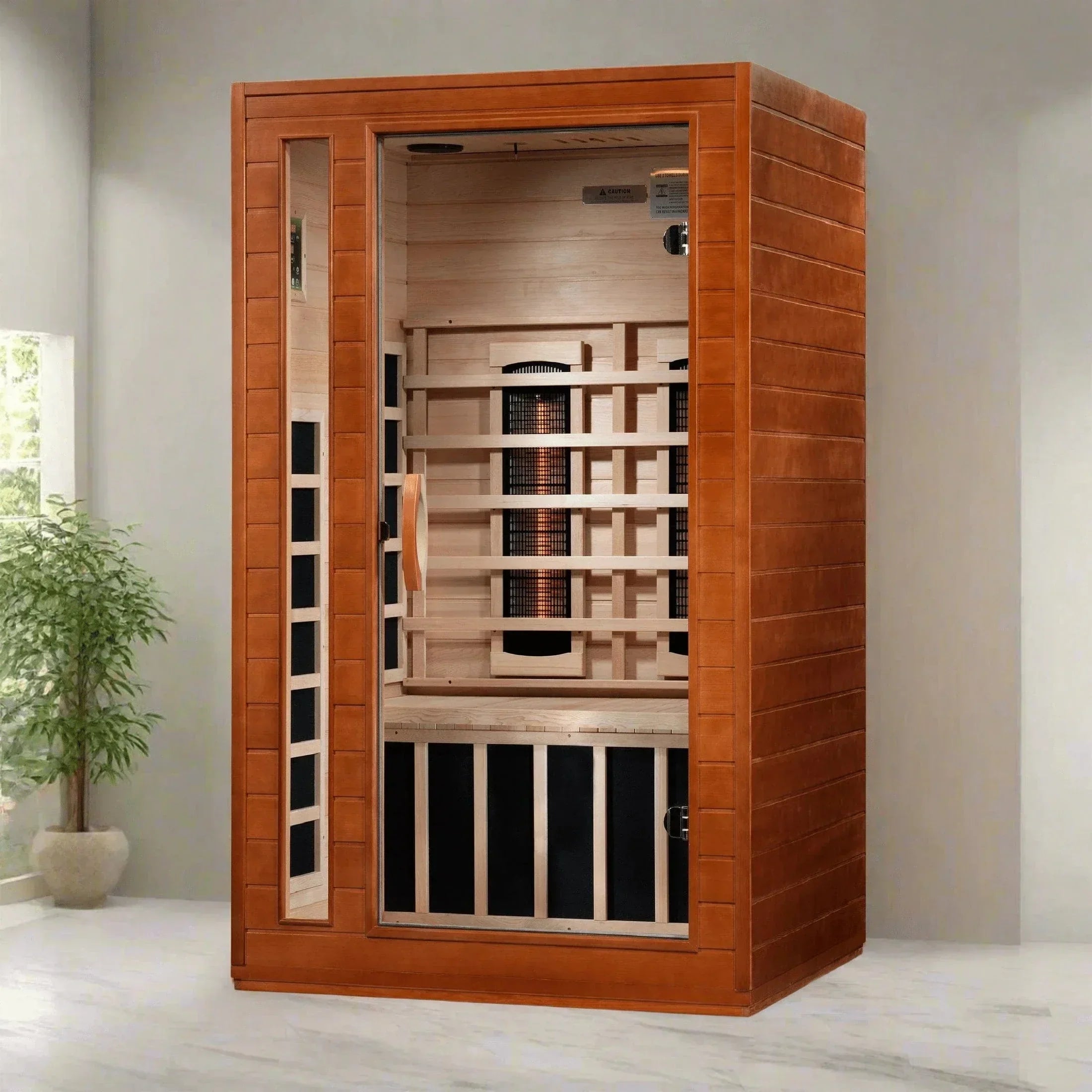 Dynamic "Cordoba" 2-Person Full Spectrum Near Zero EMF FAR Infrared Sauna DYN-6203-02 FS