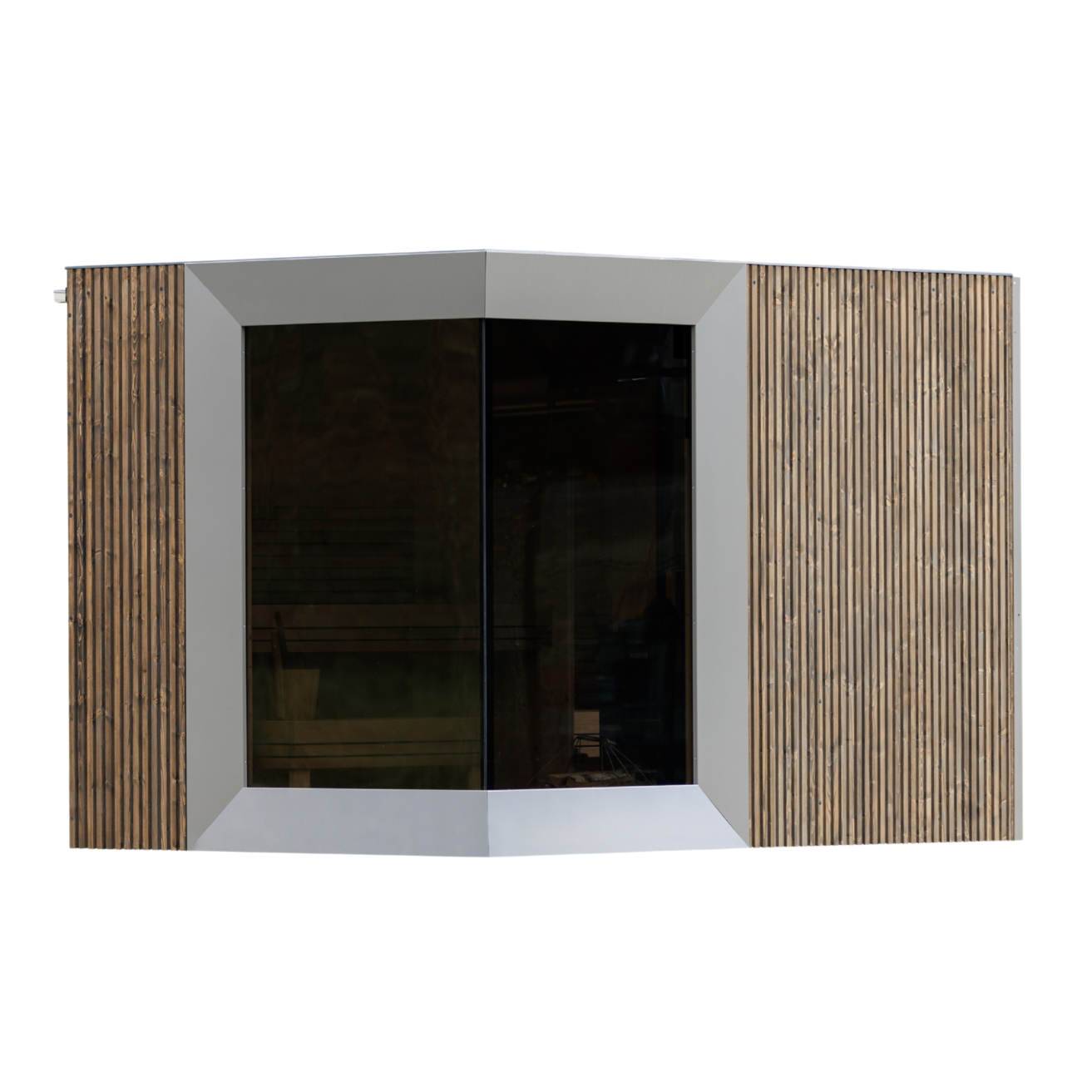 Genevas Zermatt Outdoor Sauna Cabin with Changing Room