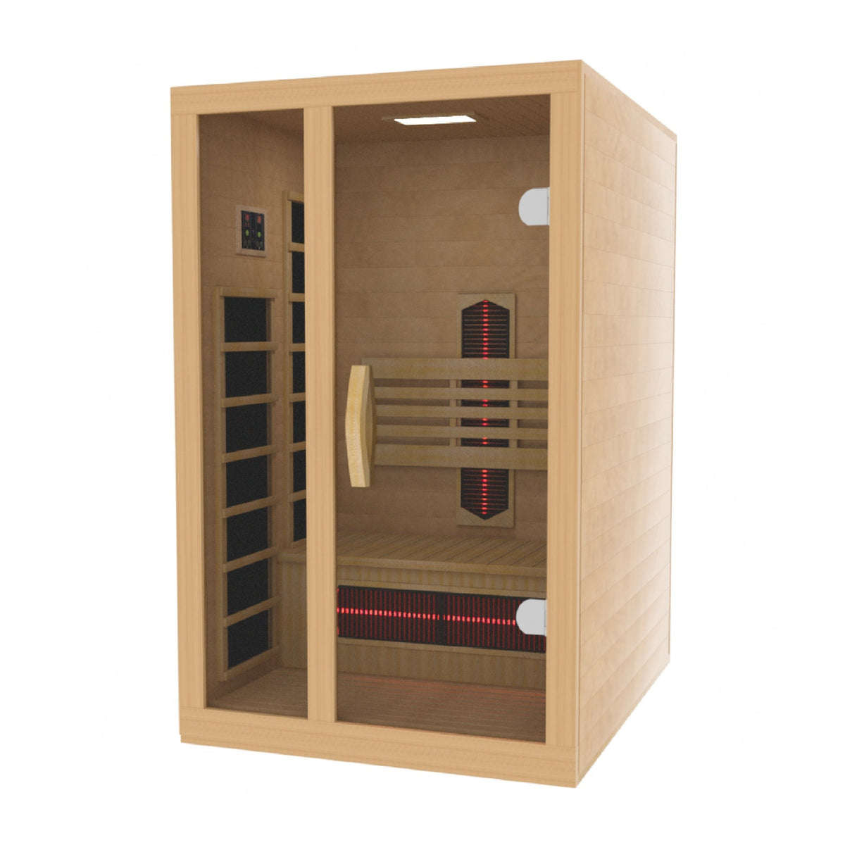 Dynamic Gracia 1–2 Person Full Spectrum Near Zero EMF Infrared Sauna – DYN-6119-03-FS