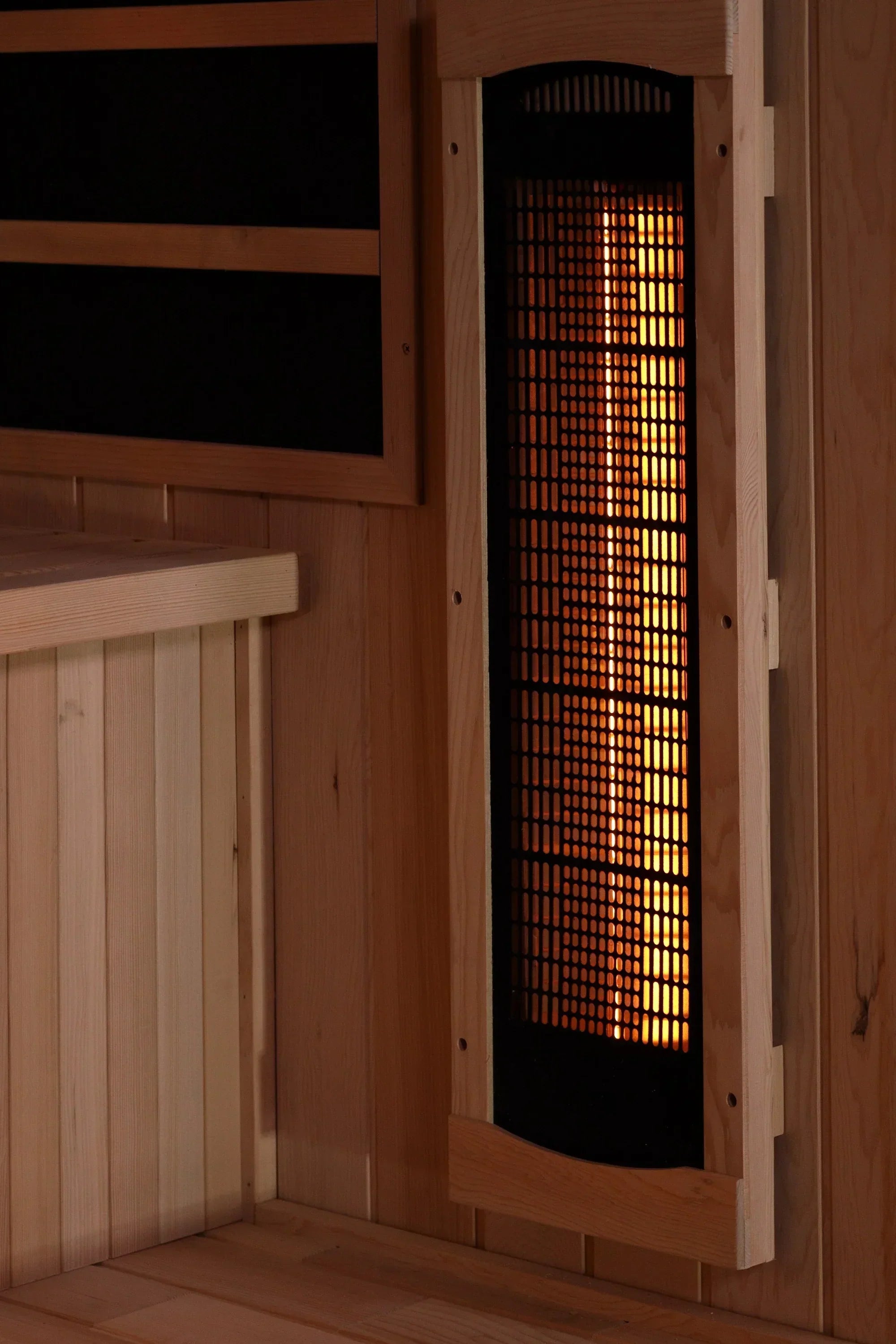 Golden Designs 3-Person Reserve Edition Infrared Sauna GDI-8030-03 with full spectrum heating and Himalayan salt therapy
