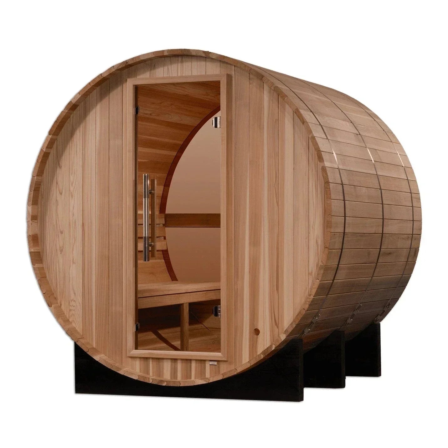 Golden Designs Zurich 4 Person Outdoor Barrel Traditional Sauna