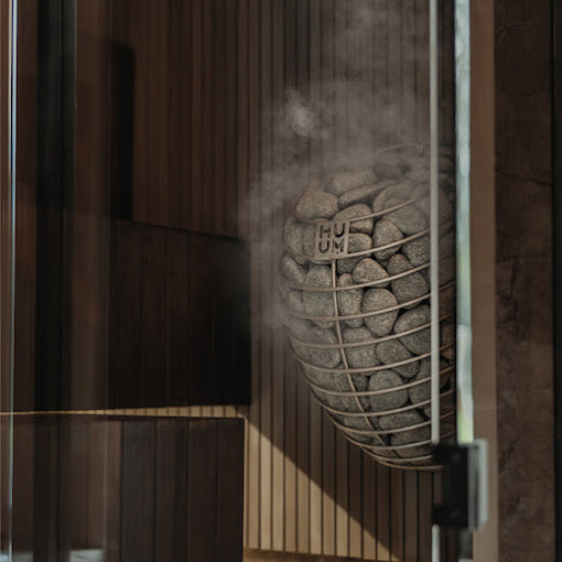 HUUM Drop 9kW Electric Sauna Heater Package with UKU Control & Sauna Stones