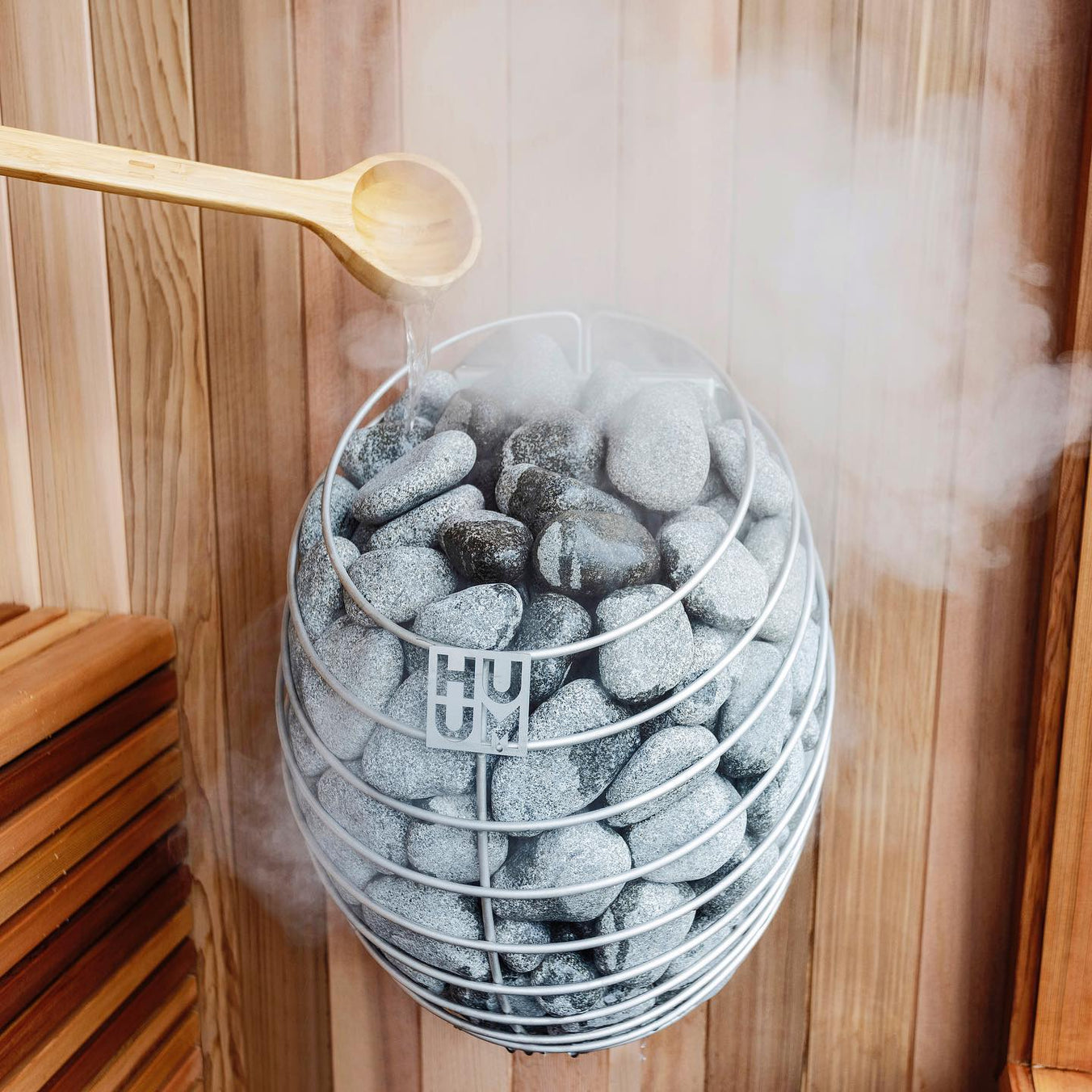 HUUM Drop 9kW Electric Sauna Heater Package with UKU Control & Sauna Stones