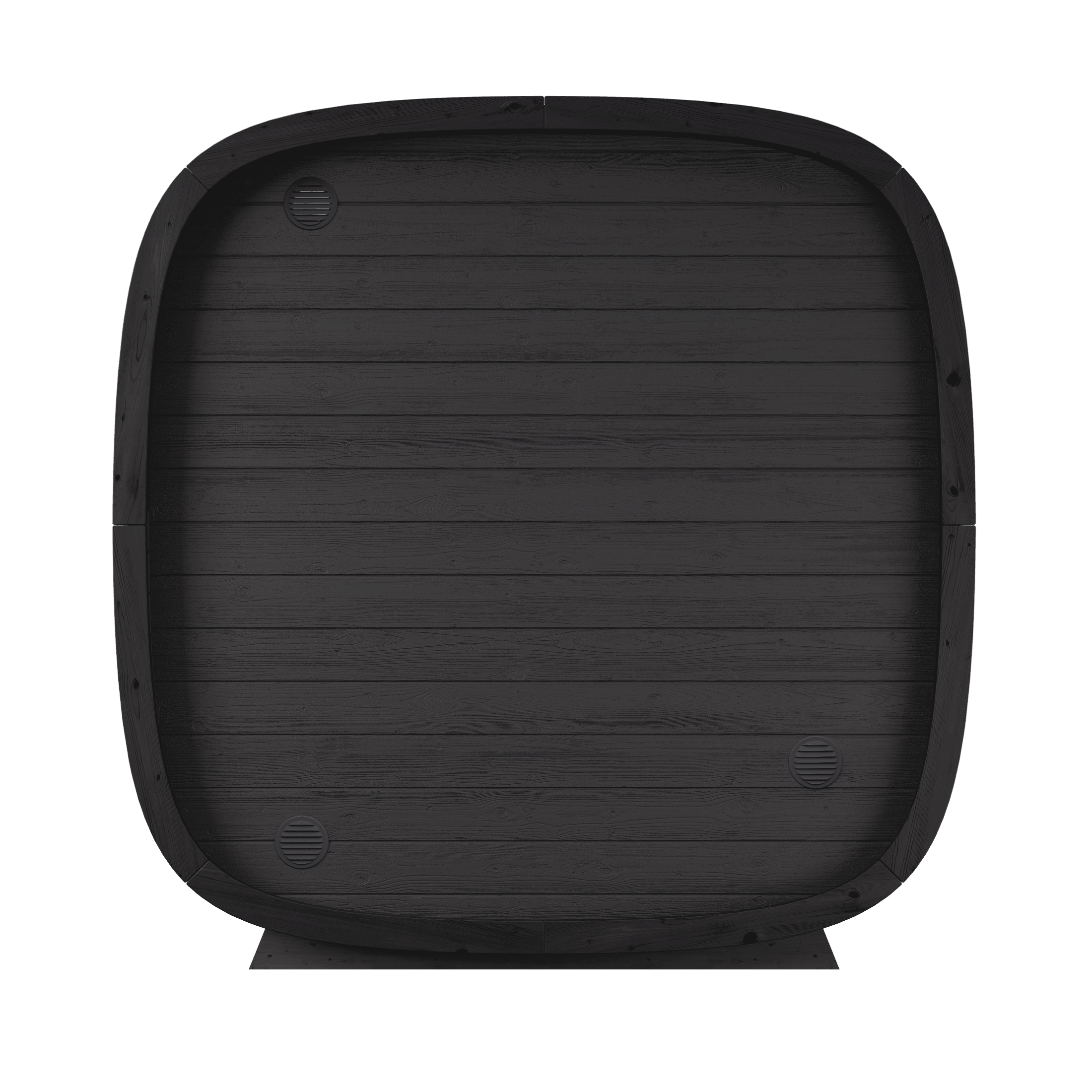 Leil Black Cube Classic premium home sauna designed for outdoor living spaces, combining luxury craftsmanship with minimalist aesthetics