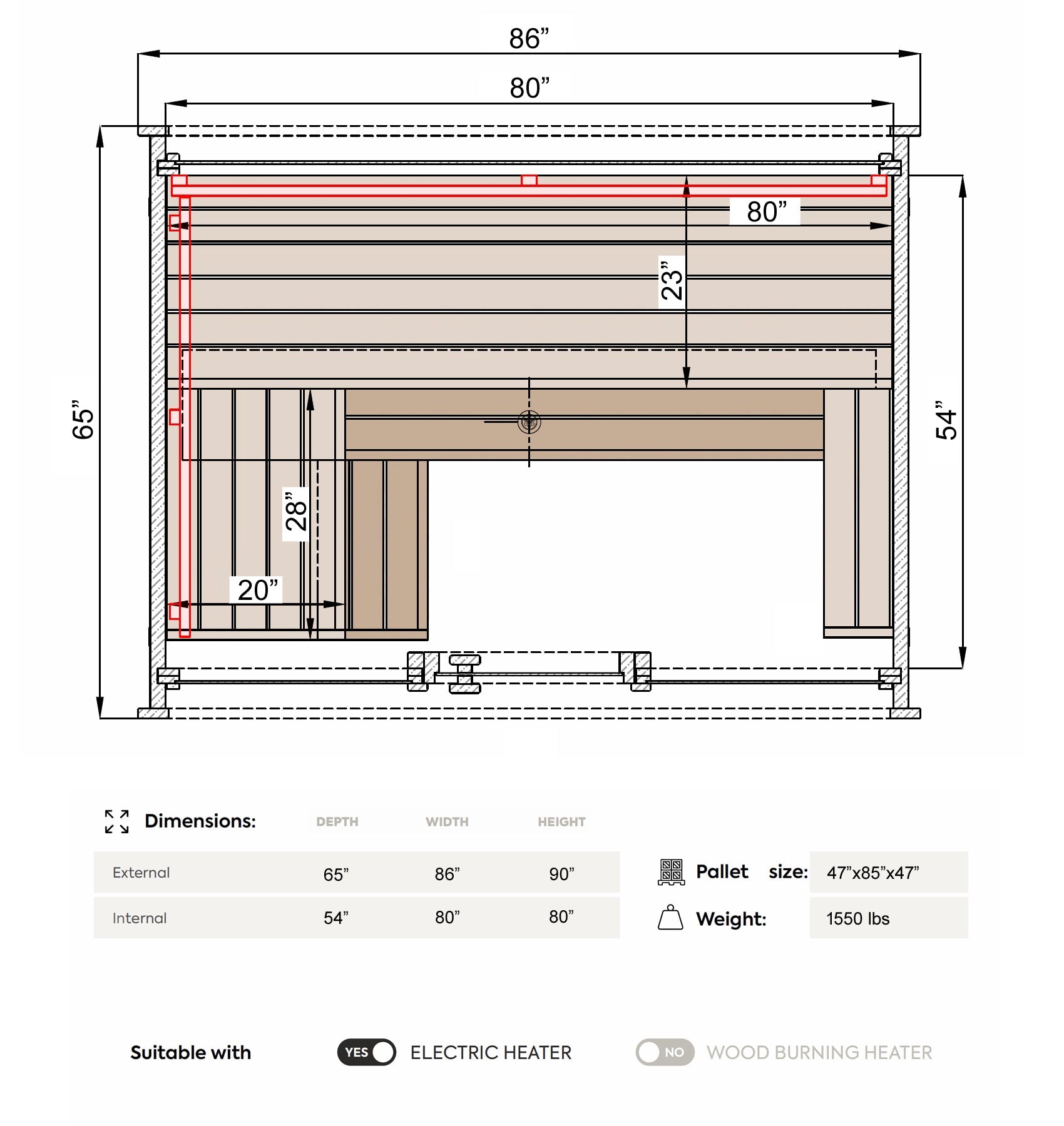 Modern Leil Black Cube sauna cabin designed for outdoor relaxation, featuring premium Thermowood construction and contemporary Scandinavian styling