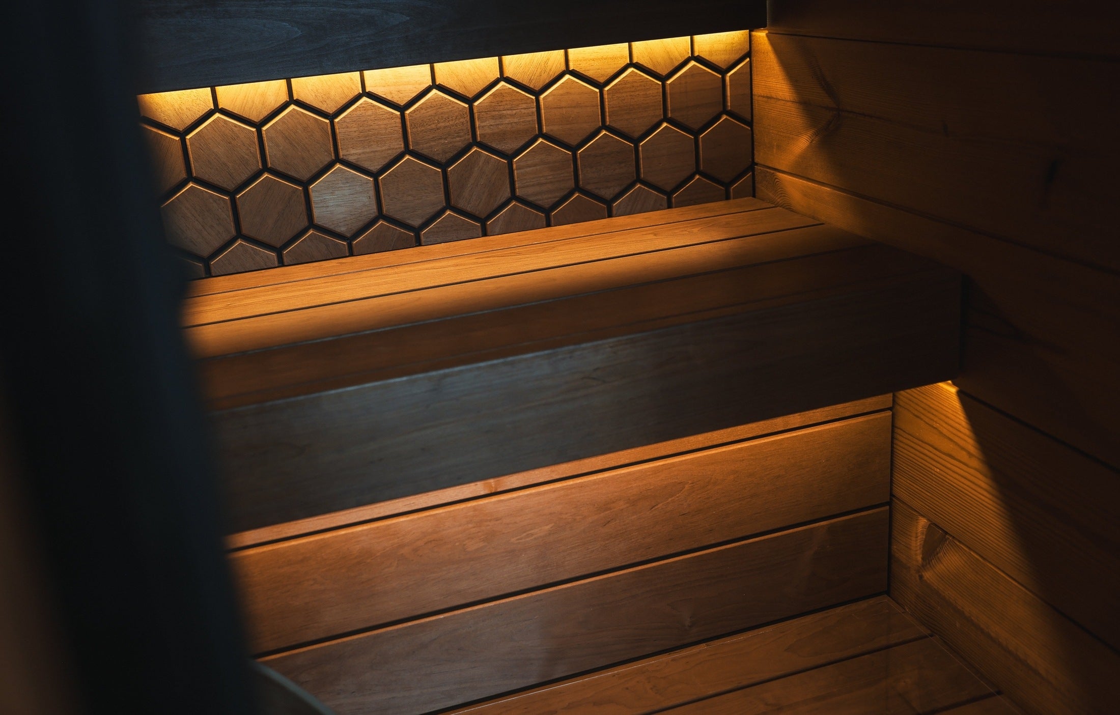 Viva 120 outdoor sauna cabin for one person, premium ThermoWood construction with clean Scandinavian design, ideal small backyard or patio sauna