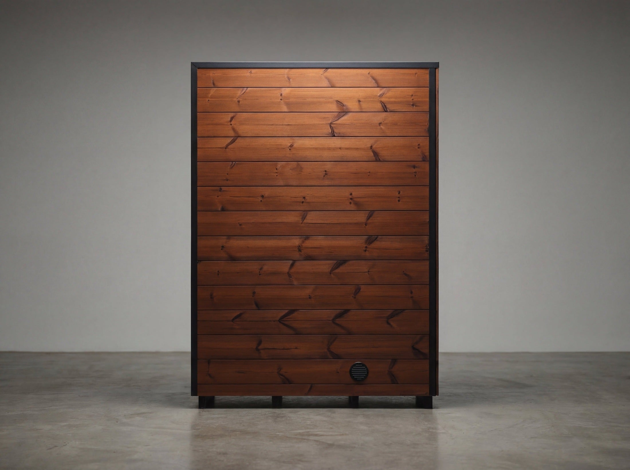 Leil Viva 250 Traditional Outdoor Sauna Kit, 4 Person ThermoWood Home Sauna with Contemporary Scandinavian Styling