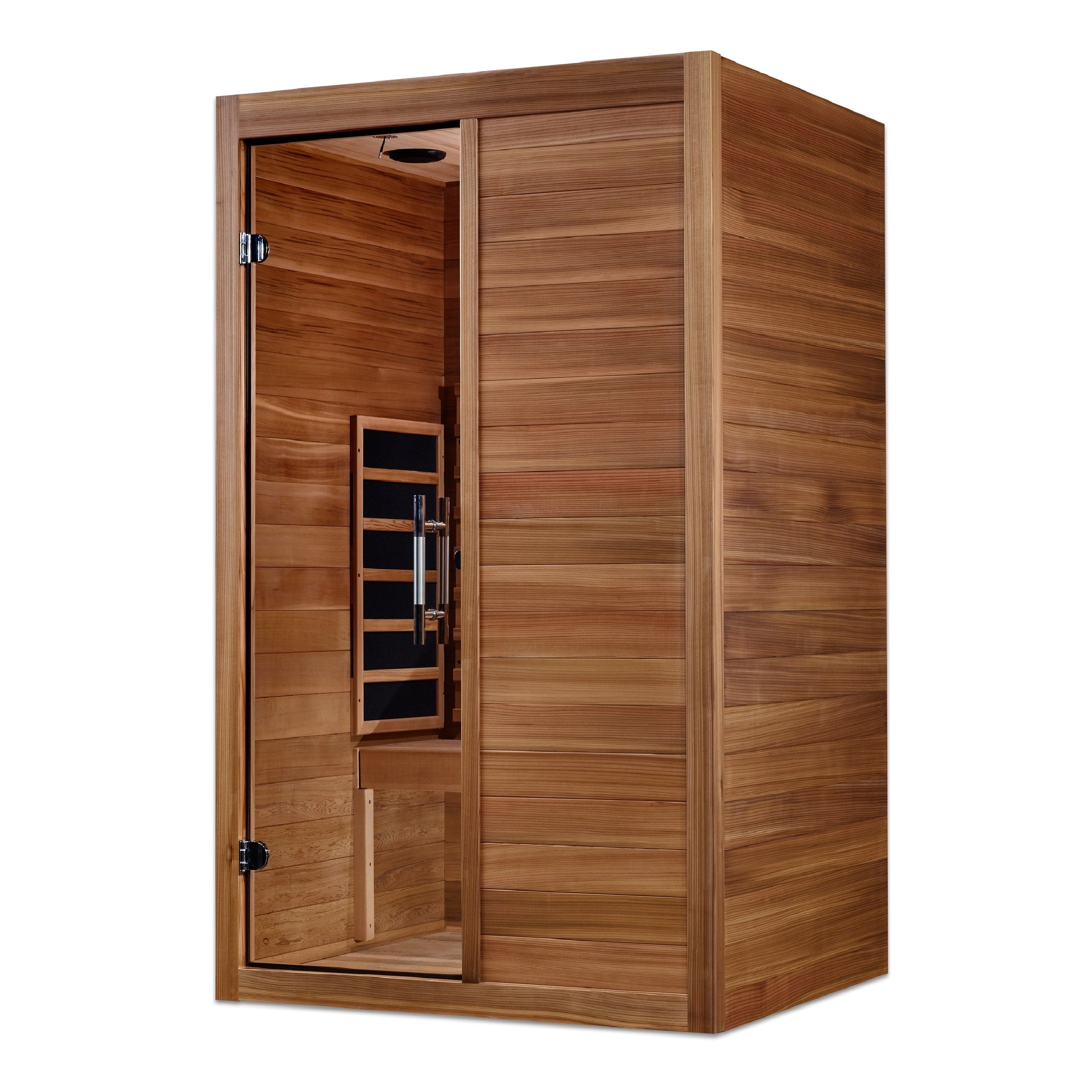 2-person Maxxus Full Spectrum Infrared Sauna in Pacific Cedar with advanced Carbon Tech heating system
