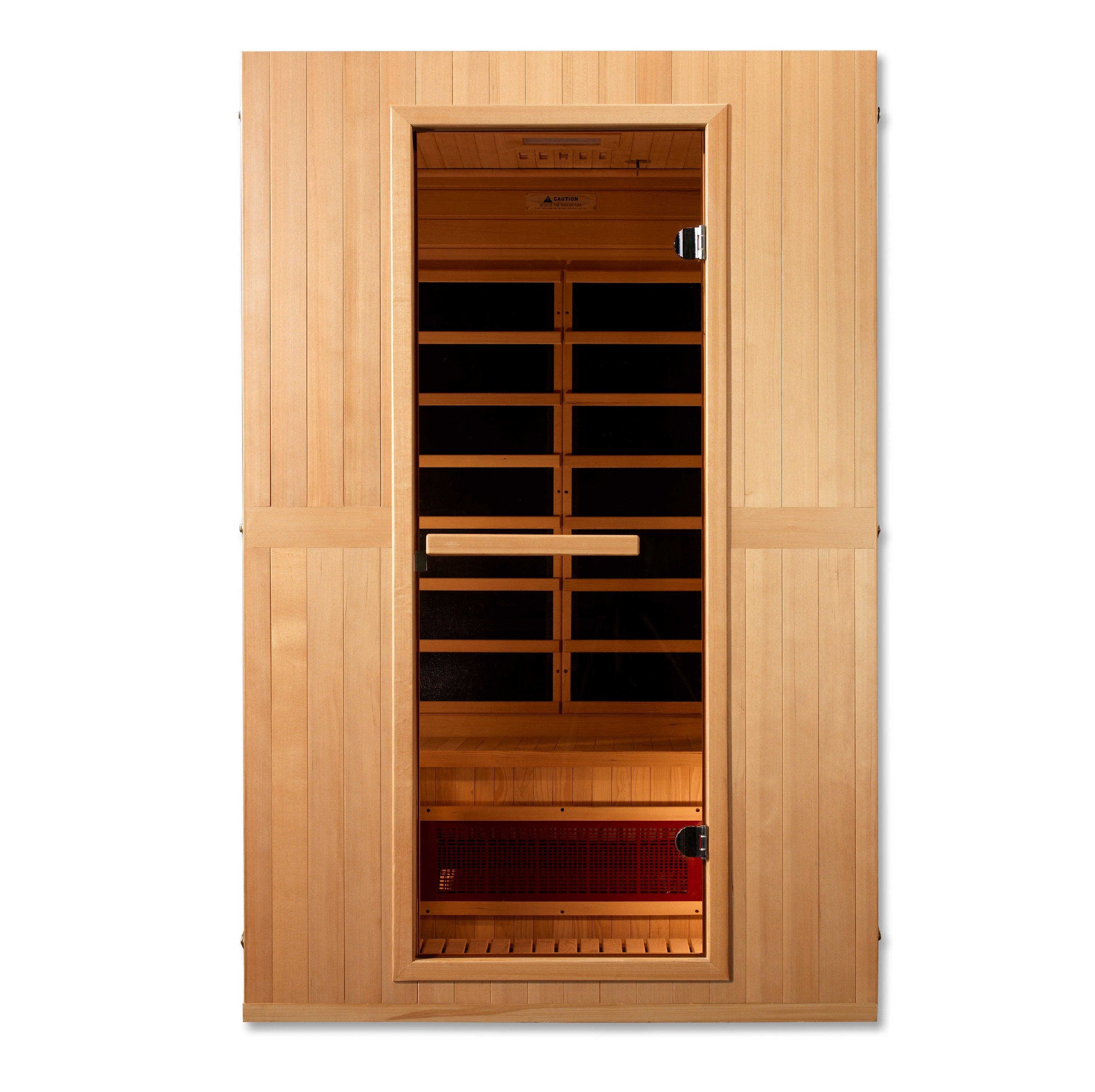 Maxxus Serenity 2-person infrared sauna with Canadian Hemlock wood and Dual Tech low EMF heating system for home use