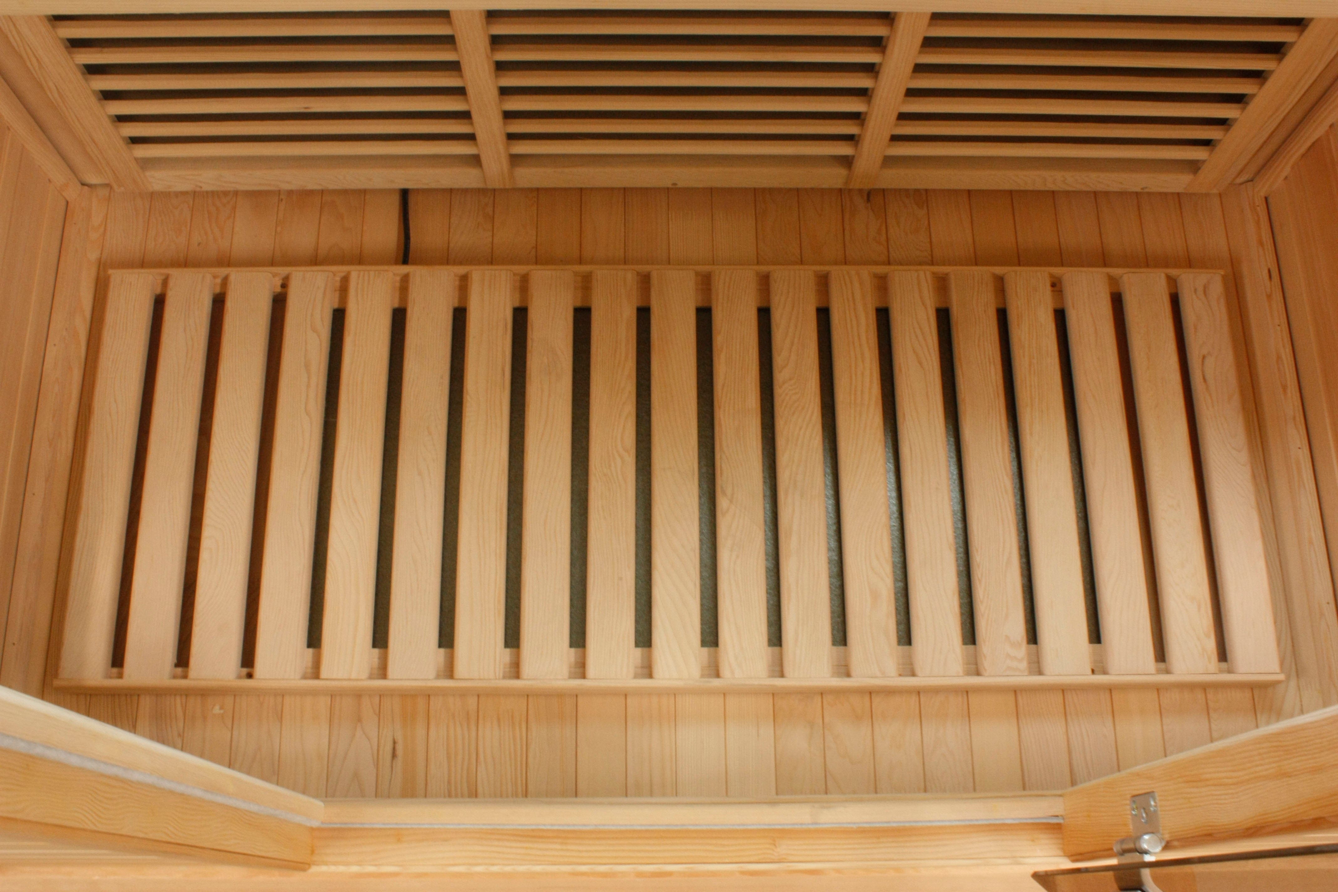 Maxxus Montilemar Edition 3-person infrared sauna made with Canadian Red Cedar and Near Zero EMF heating for a premium home spa experience.