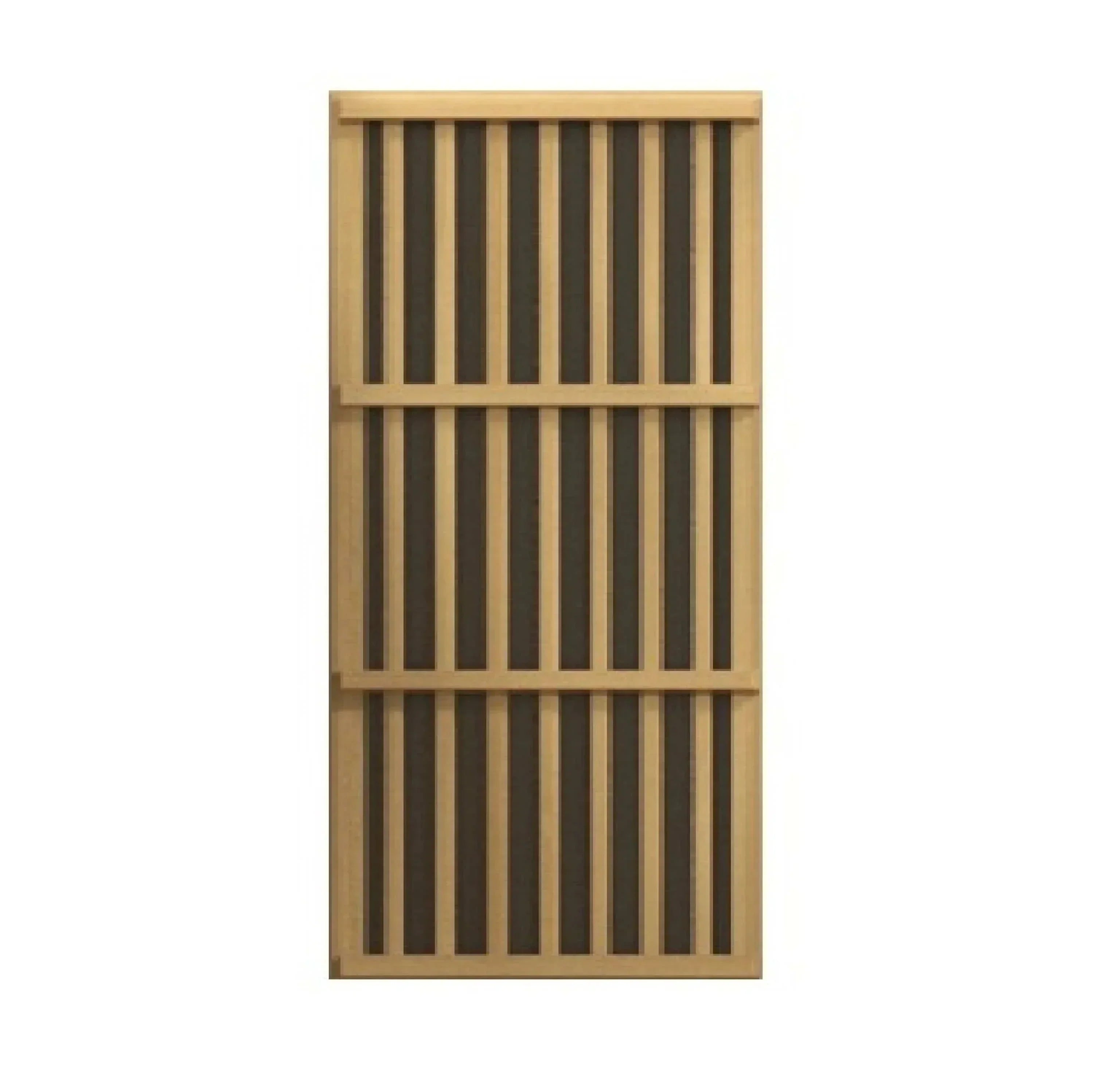 Two-person Maxxus Aspen infrared sauna cabin with Canadian Hemlock wood, low EMF far infrared technology, and spacious modern interior design