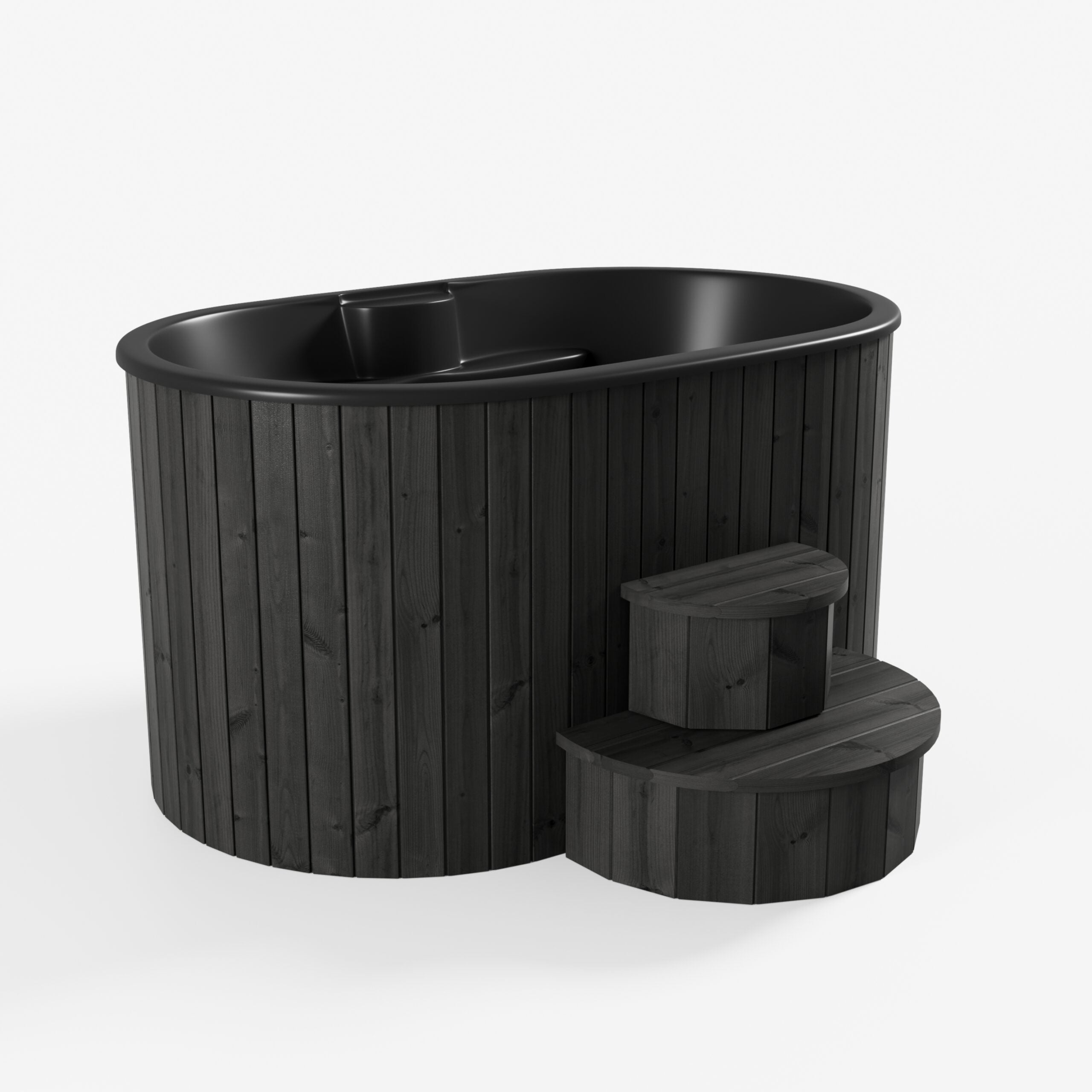 SaunaLife Model S2B luxury hot and cold immersion tub for home use, dual temperature plunge system for recovery, muscle relaxation and wellness therapy