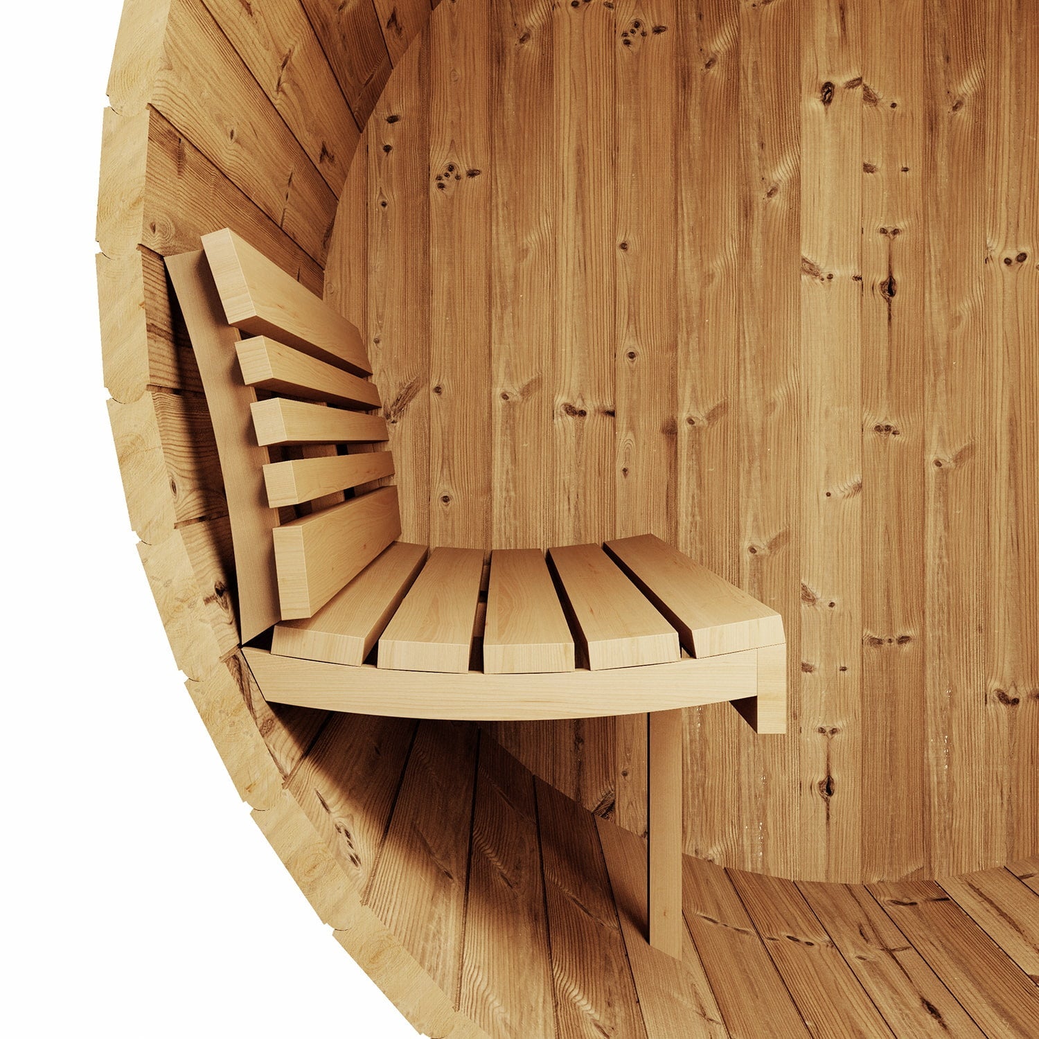 Premium Outdoor SaunaLife ERGO Series Barrel Sauna for Home Wellness and Relaxation