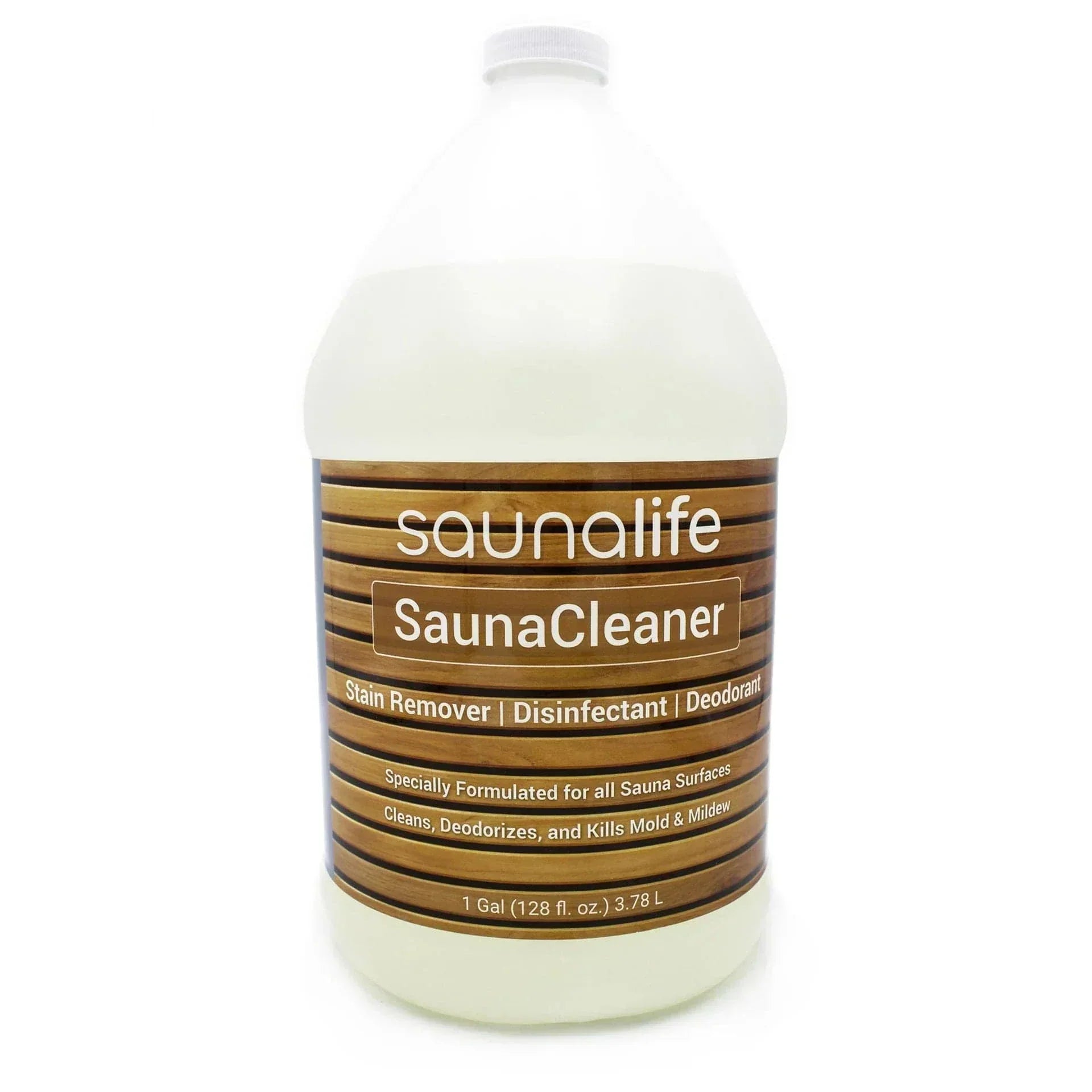 Wood Sauna Cleaner and Sanitizer for Cleaning Sauna Benches, Walls and Interior Wood Surfaces