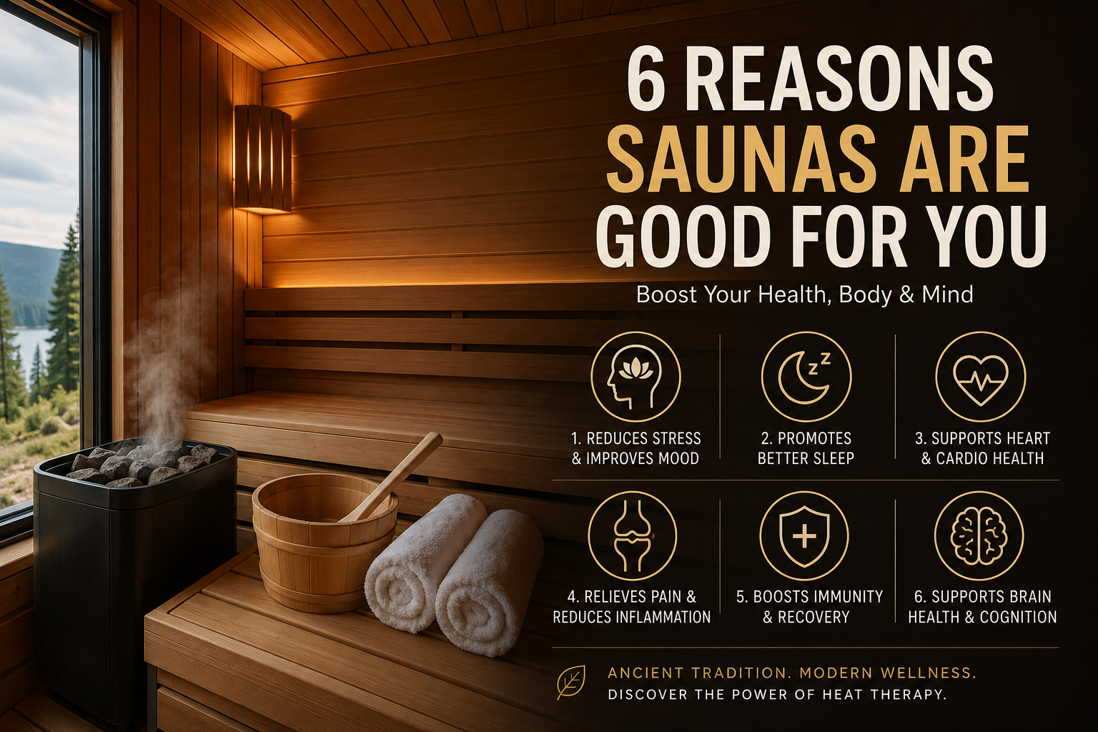 6 Reasons Saunas Are Good for You (Backed by Research & Real Wellness Benefits)